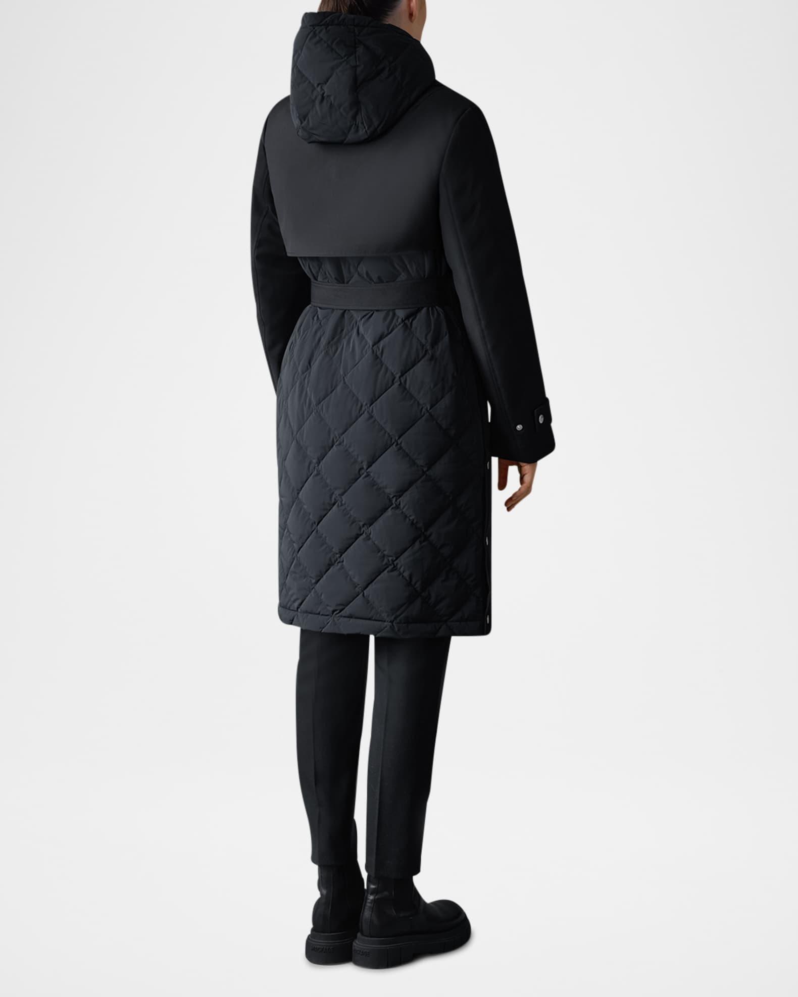 Siobhan Trench Coat with Removable Down Bib Product Image