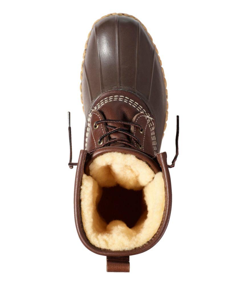Men's Bean Boots, 10" Shearling-Lined Product Image