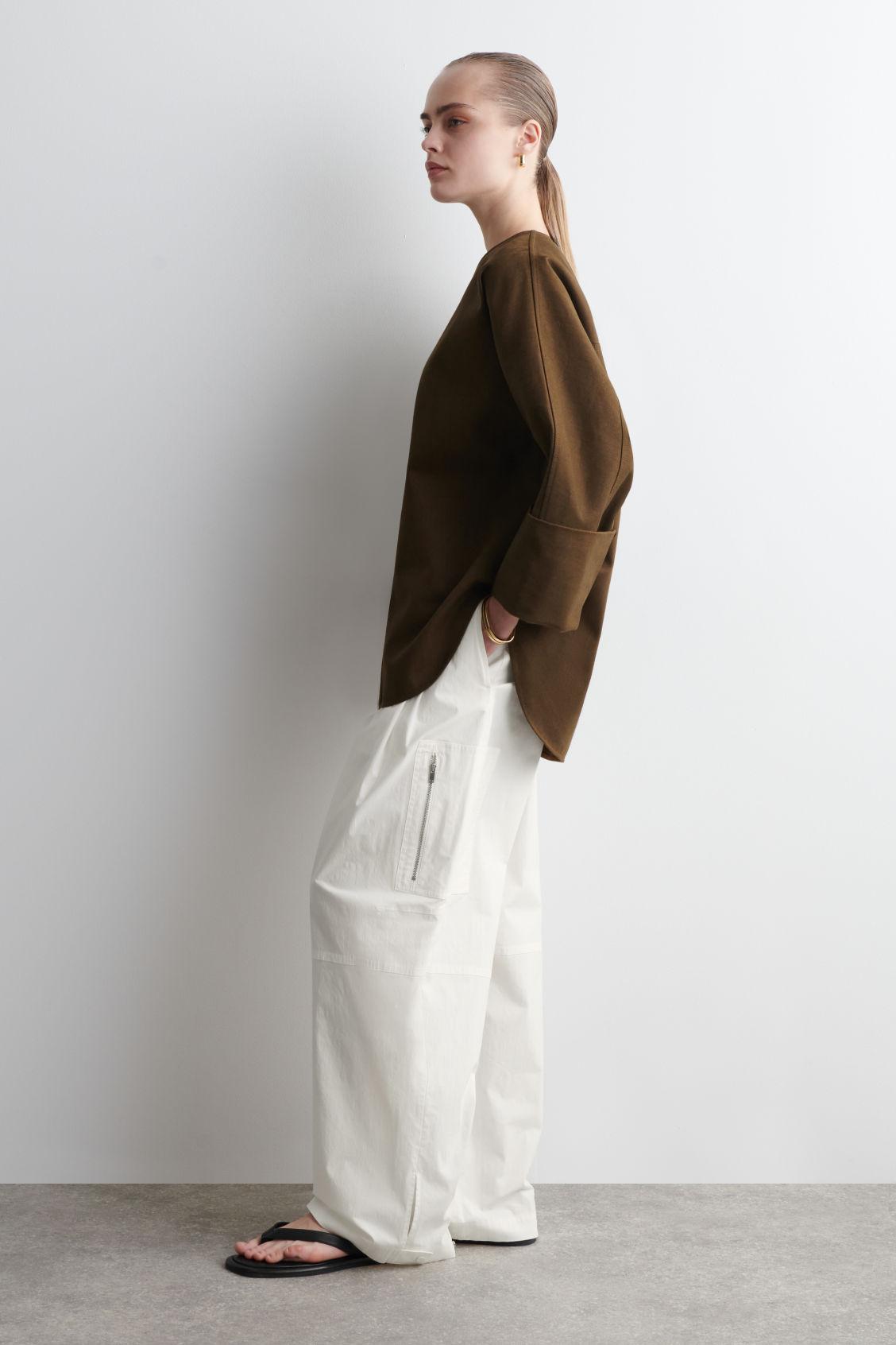 OVERSIZED DENIM TOP Product Image