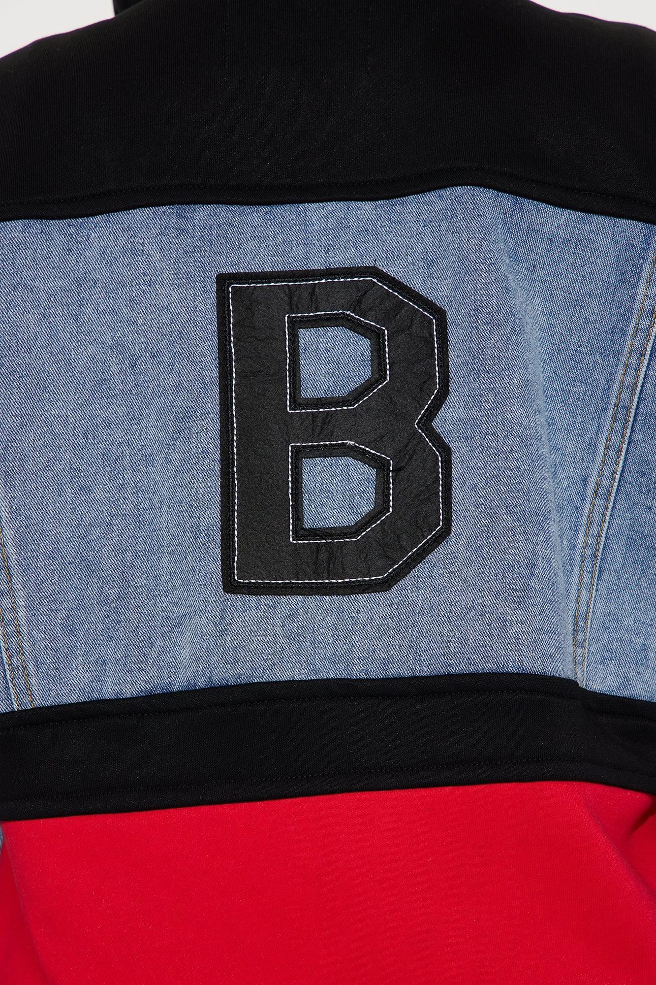 Street Smart Mix Media Jacket - Black/combo Product Image