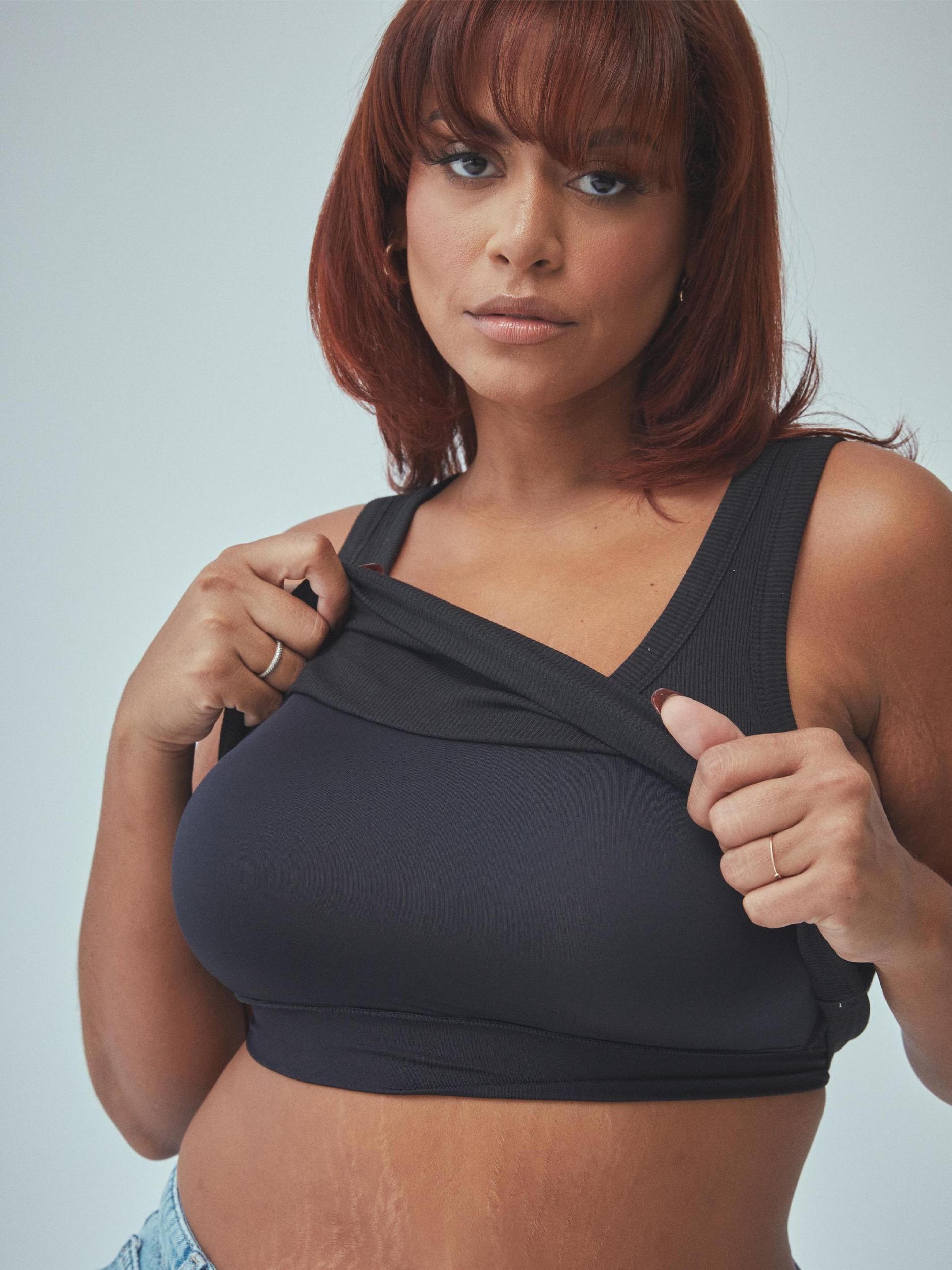 Bamboo Scoop Neck Brami Tank (Crop) Product Image