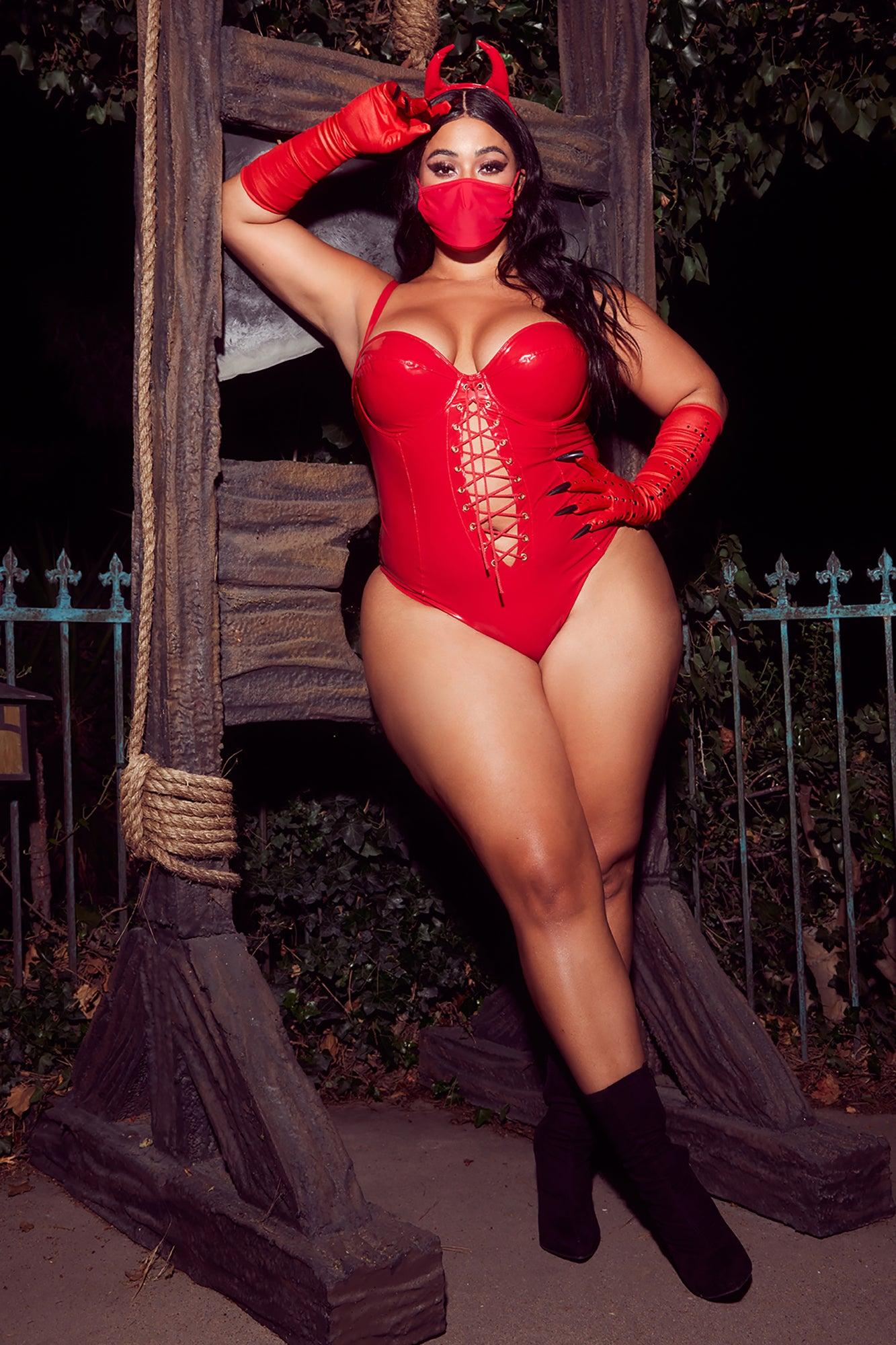 Hell and Back Devil 2 Piece Costume Set - Red Product Image