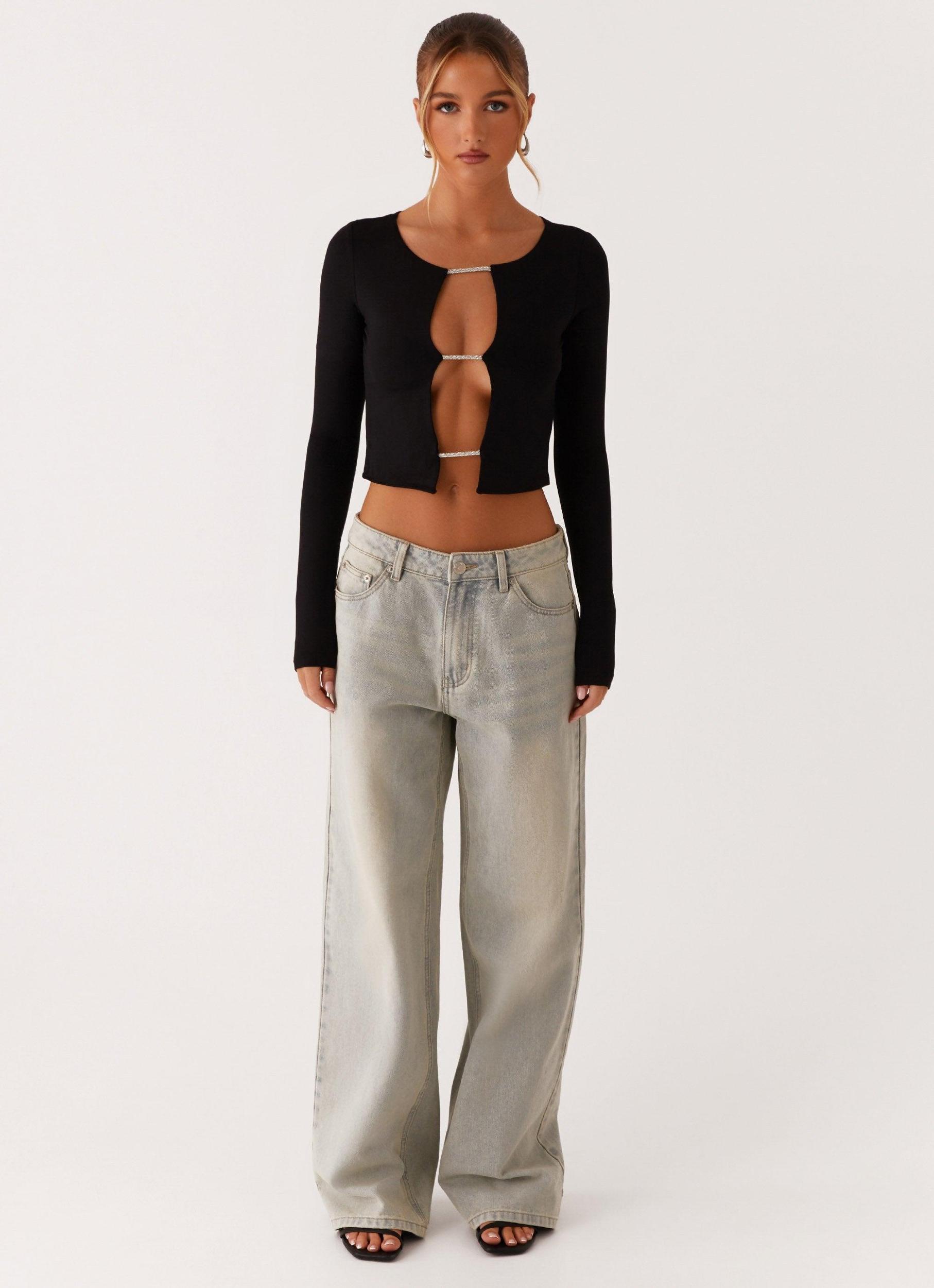 Pippa Top - Black Product Image