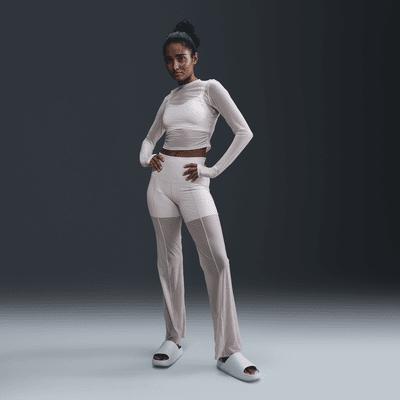Nike Women's Zenvy Sheer Gentle-Support High-Waisted Full-Length Pants Product Image