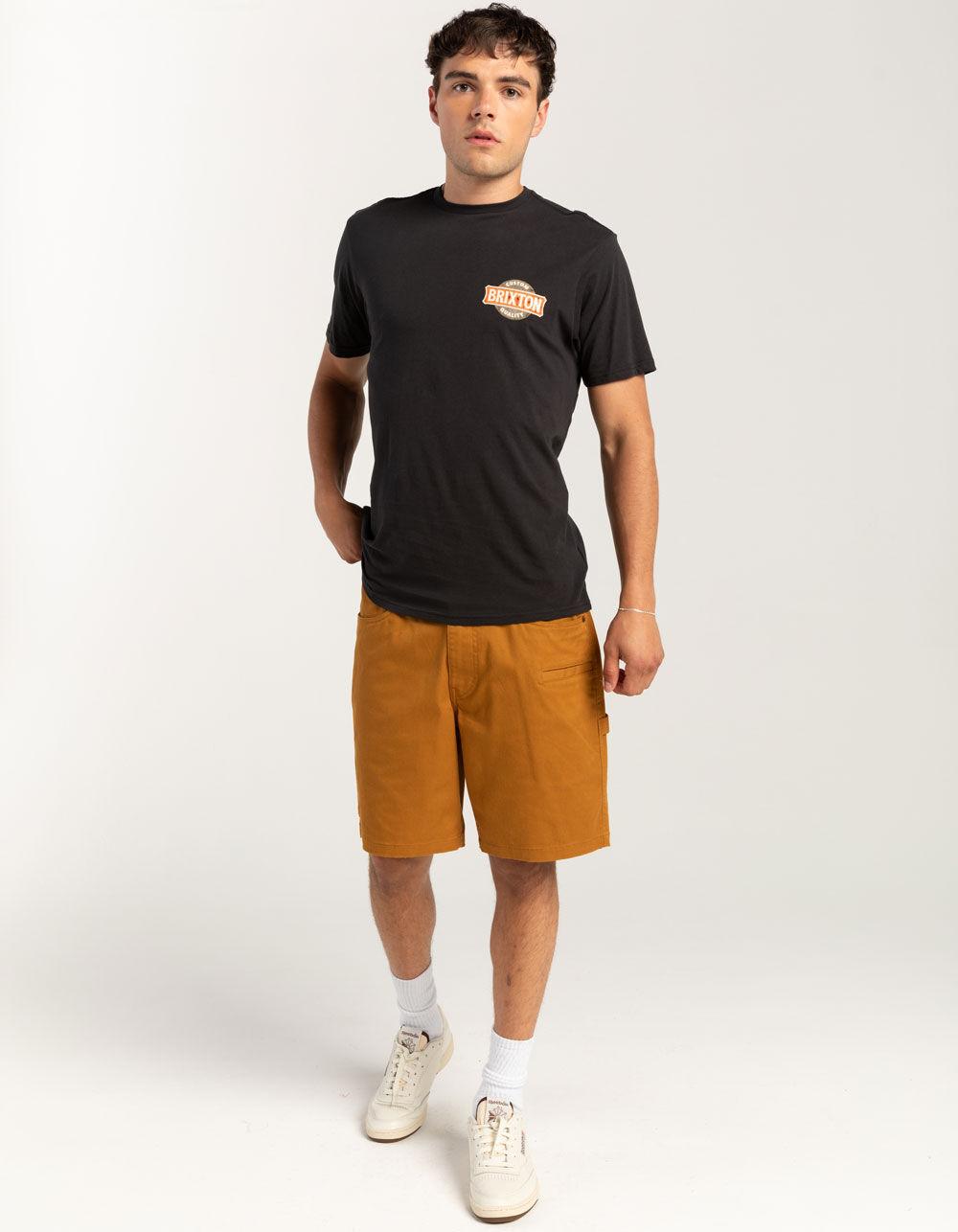 BRIXTON Wendall Mens Tee - BLACK Product Image