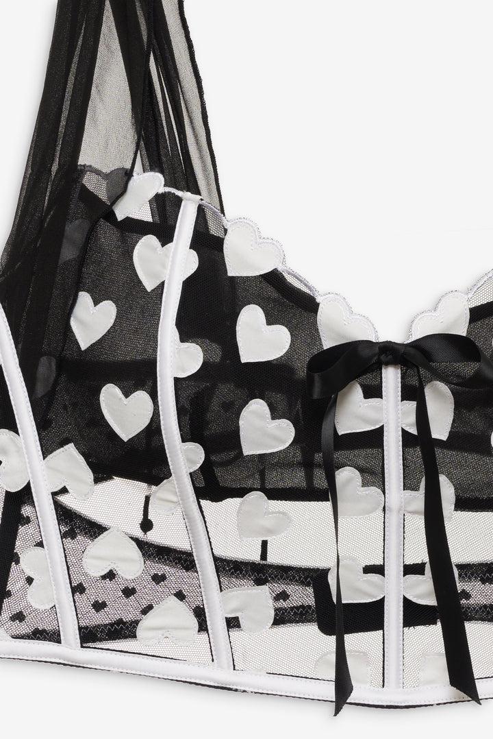 Mia Bustier — Black Product Image