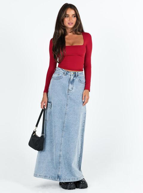 Domenic Faux Leather Mini Skirt Washed Black Product Image