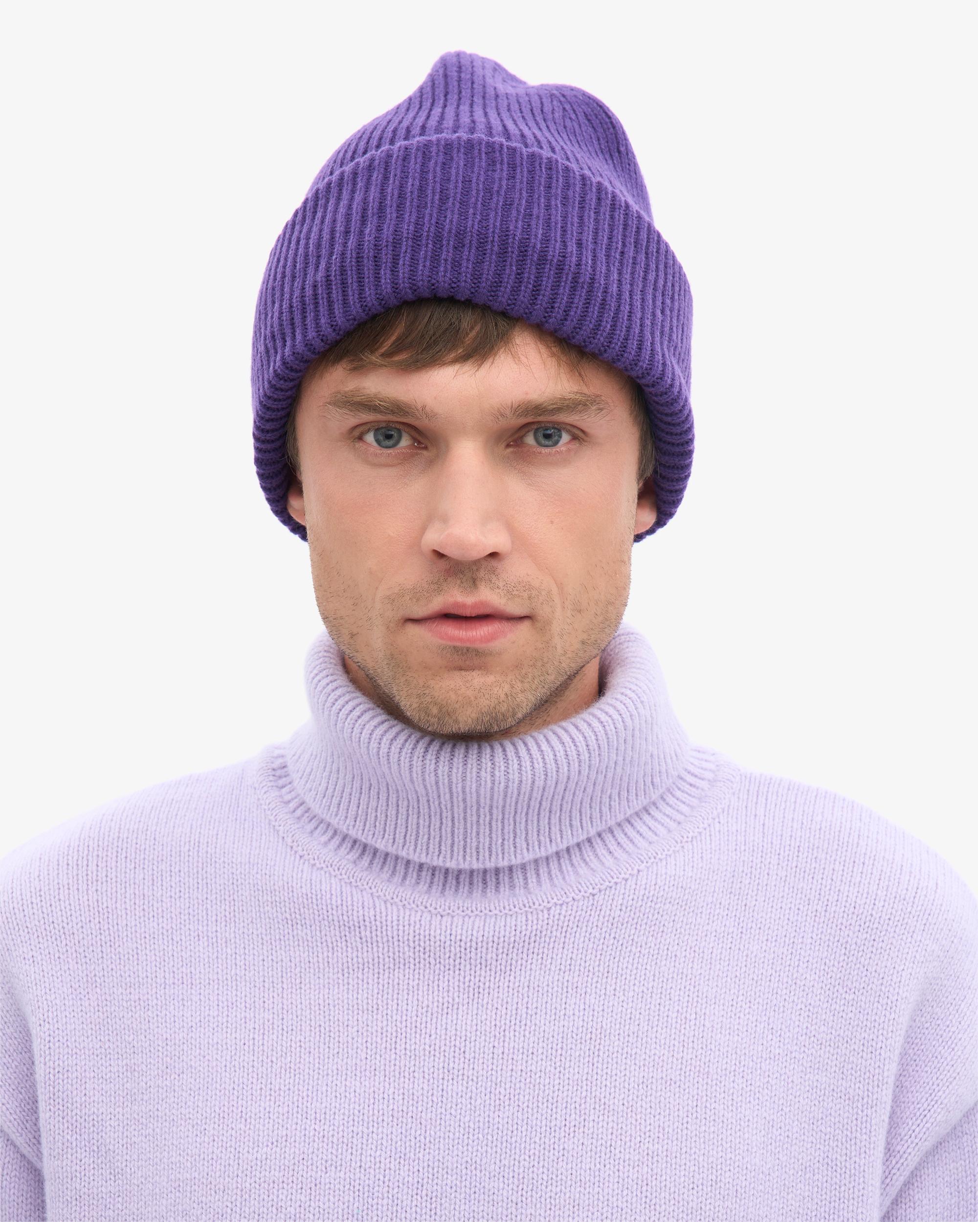 Merino Wool Hat - Bubblegum Pink Product Image
