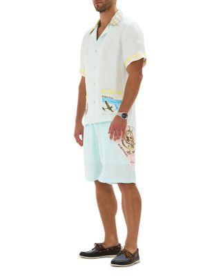 Short Sleeve Printed Camp Shirt Product Image