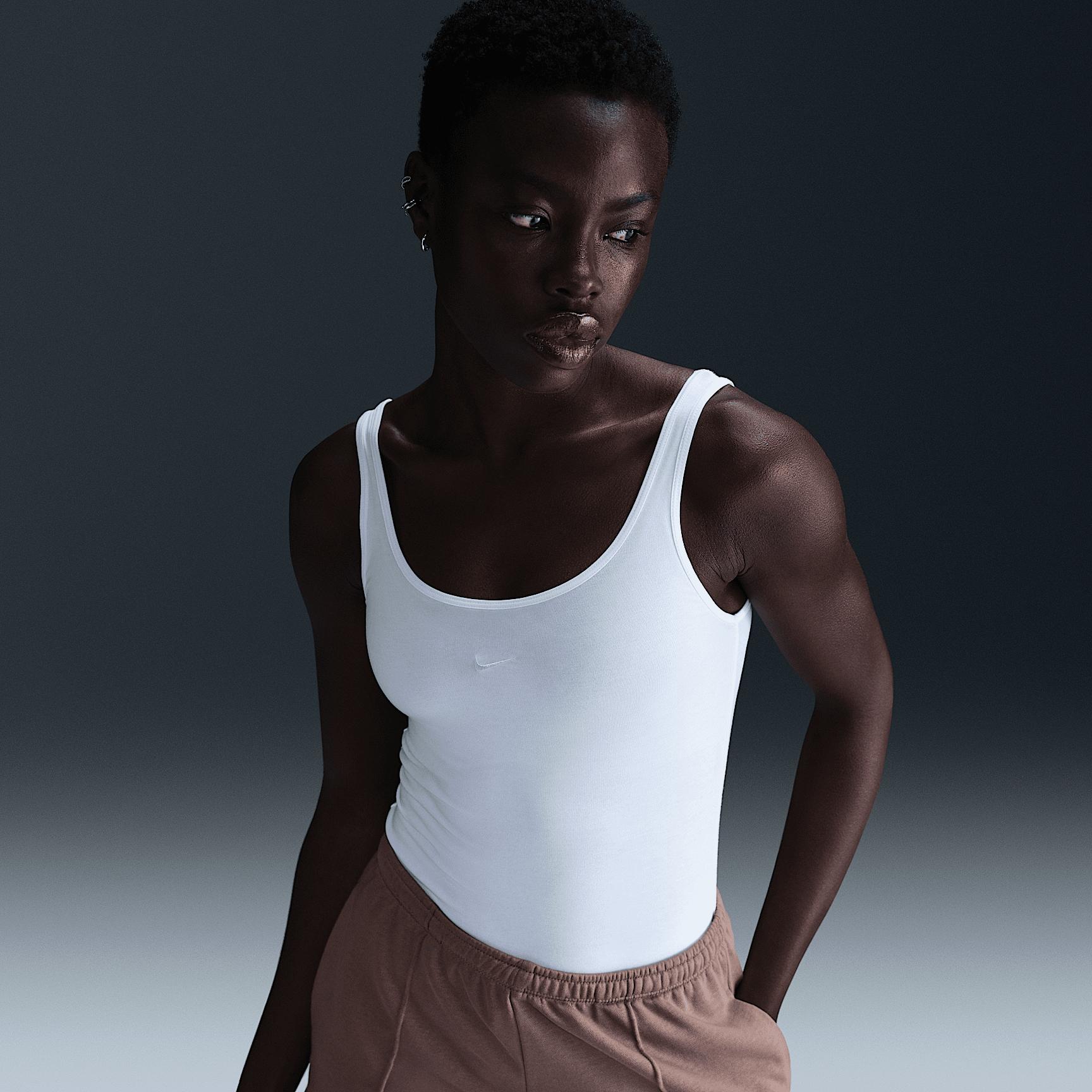 Womens Nike Sportswear Chill Knit Tank Top | FZ1457-423 Product Image