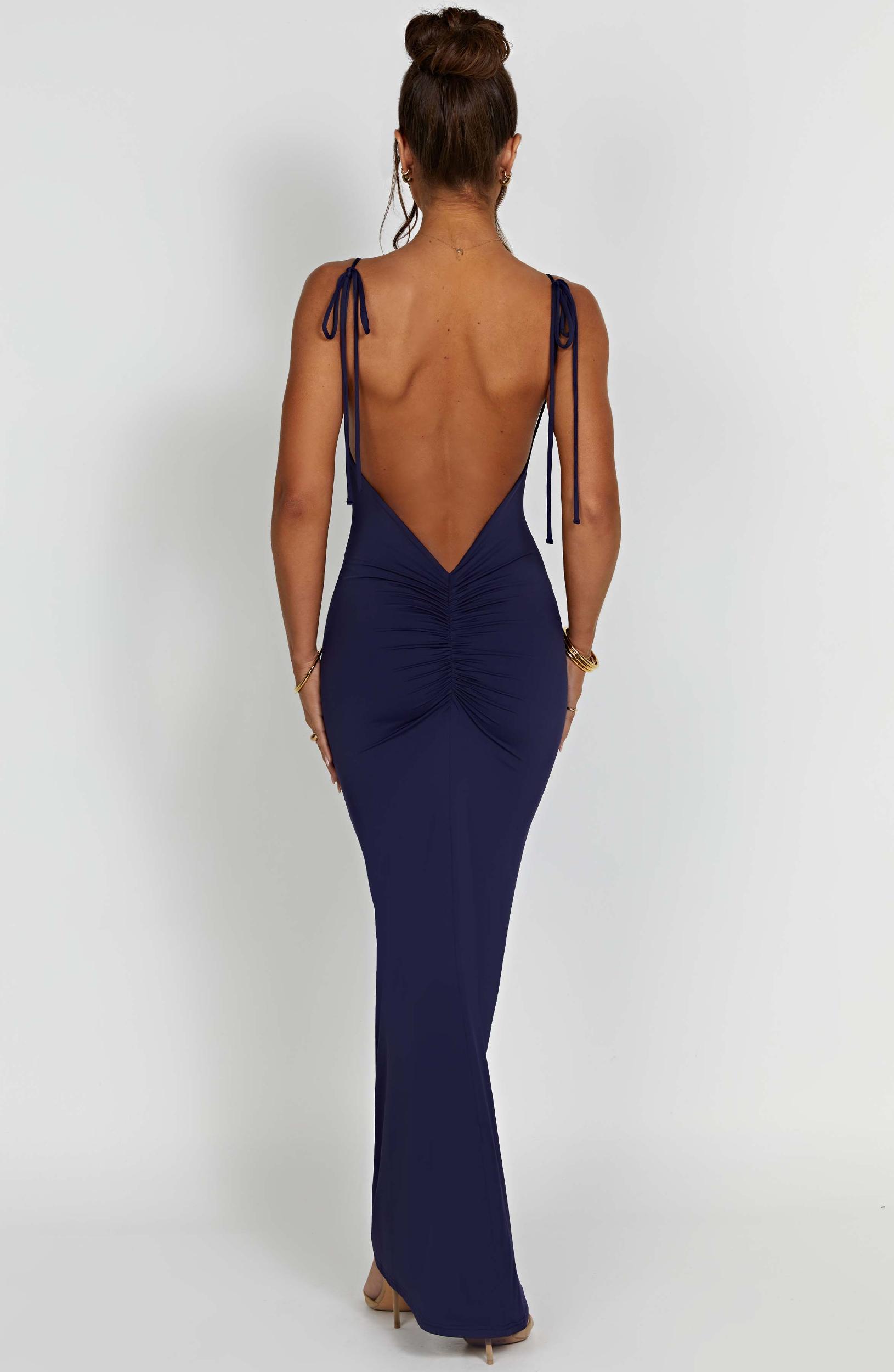 Sanya Maxi Dress - Navy Product Image
