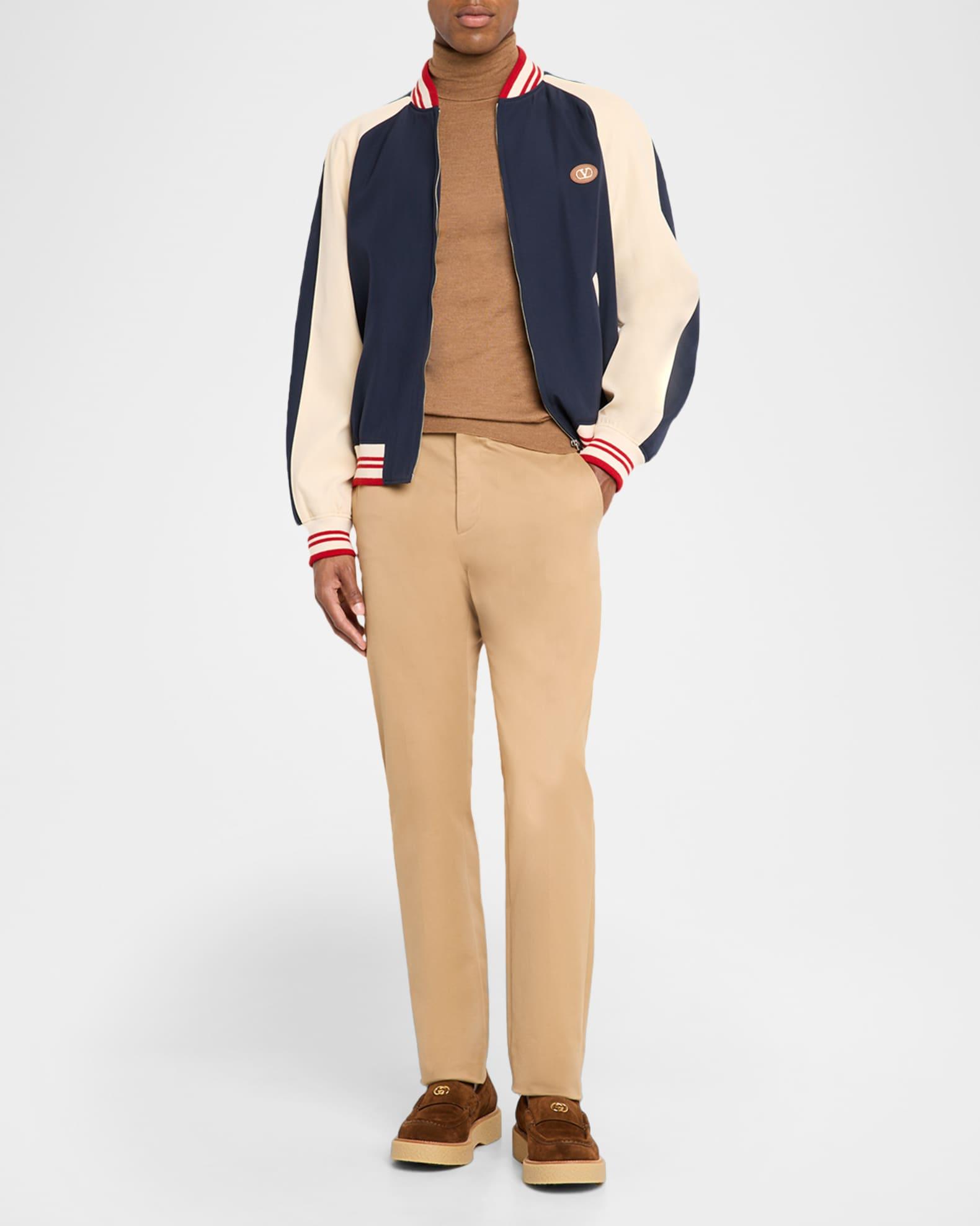 Men's Wool Bomber Jacket Product Image