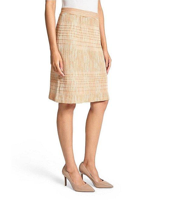 MISOOK Melange Knit High Rise Straight Skirt Product Image