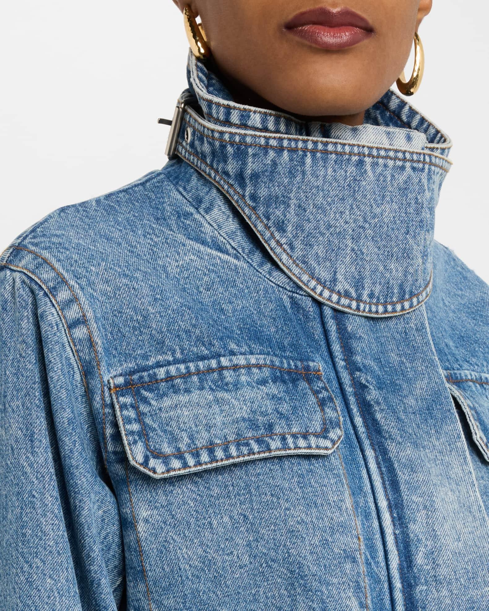 Cropped Flated Military Jacket Product Image