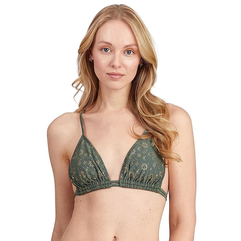 Juniors' Cyn & Luca Celestial Tess Bust Enhancer Triangle Bikini Top, Women's,  Product Image