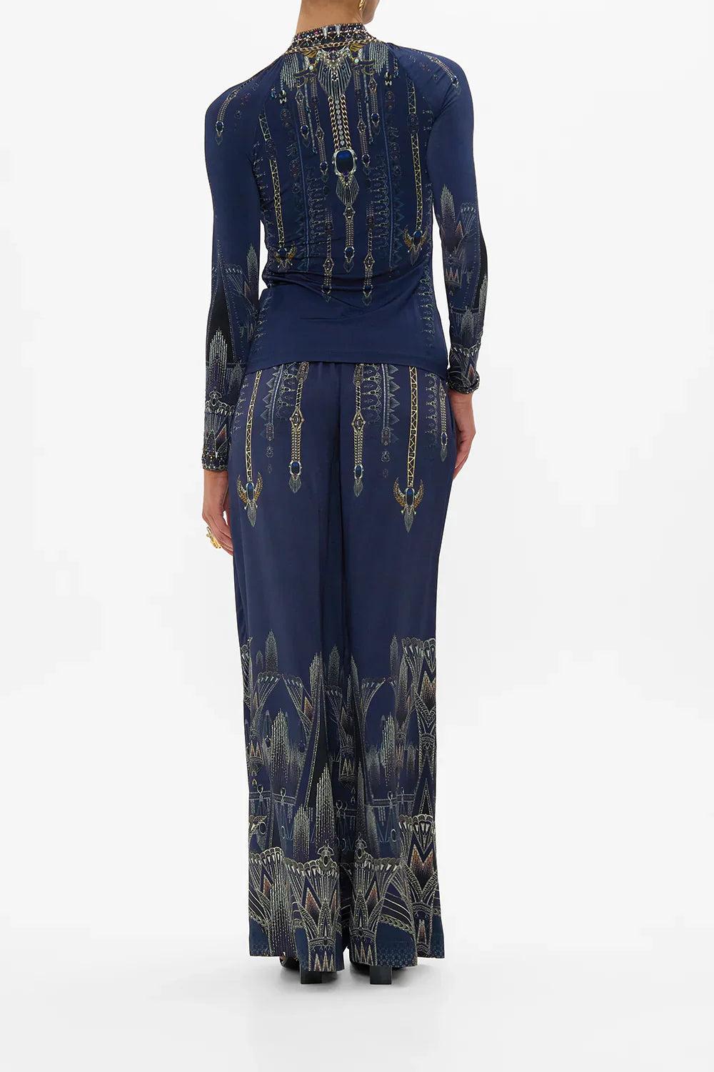 CAMILLA WIDE LEG WAISTED PANT -SALE Product Image
