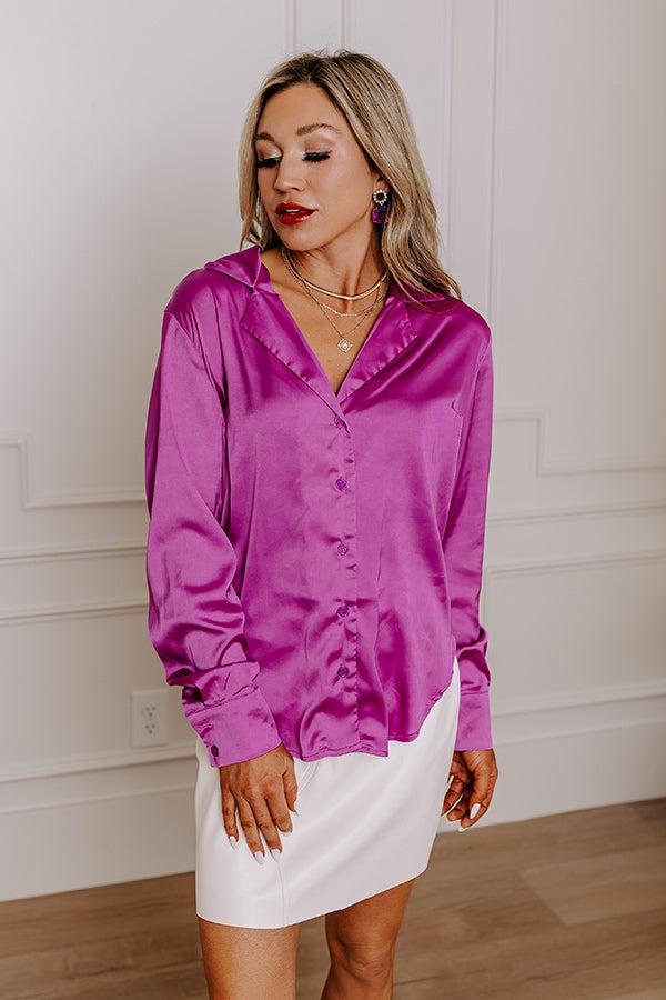 Secret Admirer Satin Top Product Image