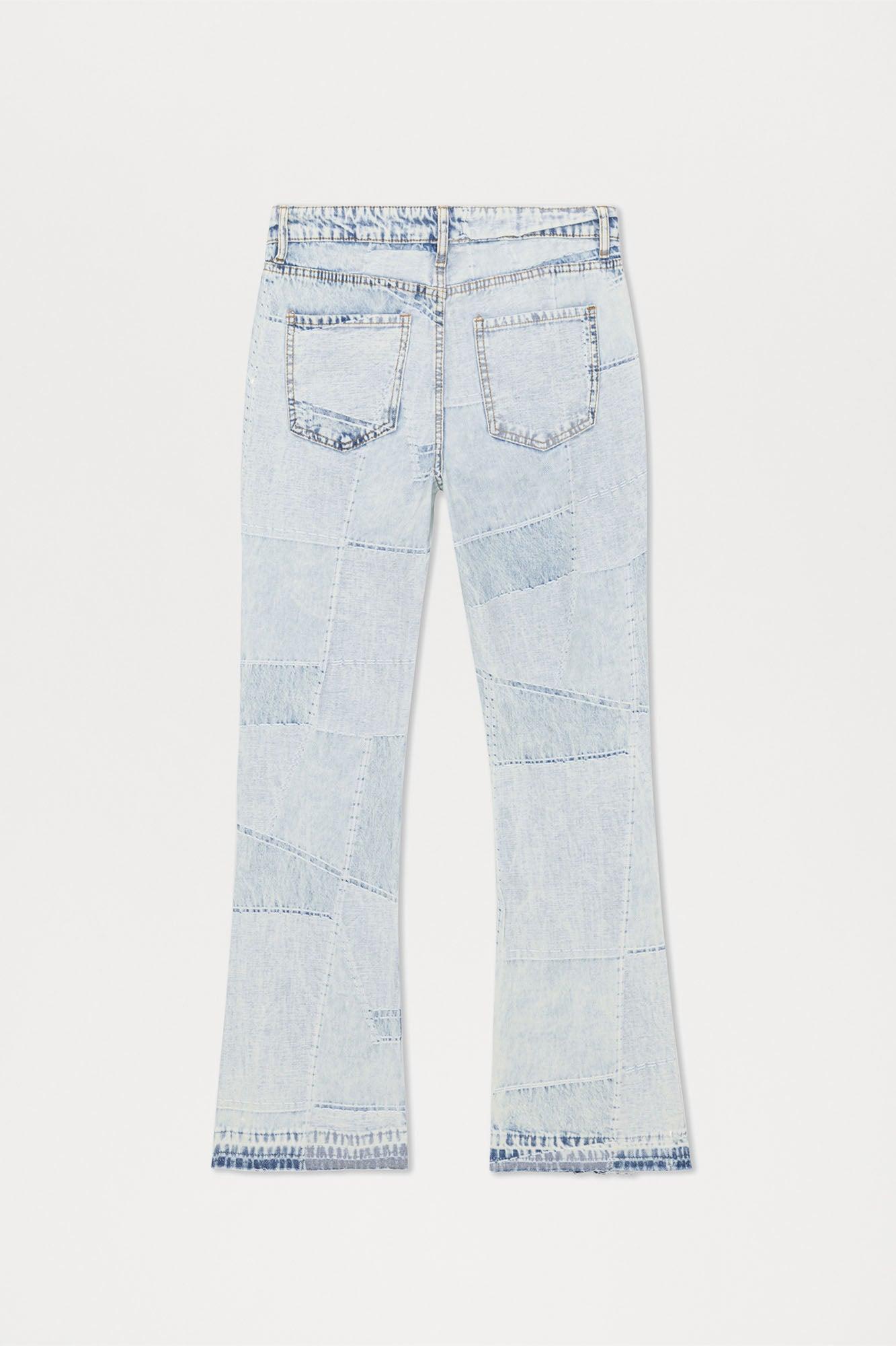 Verdugo Stacked Slim Flare Jeans - Light Blue Wash Product Image