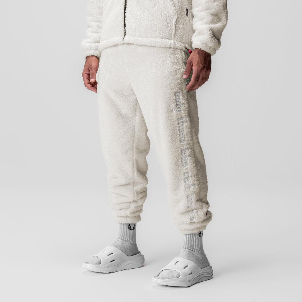 0692. Sherpa Recovery Sweats - Ivory Cream/White Male Product Image
