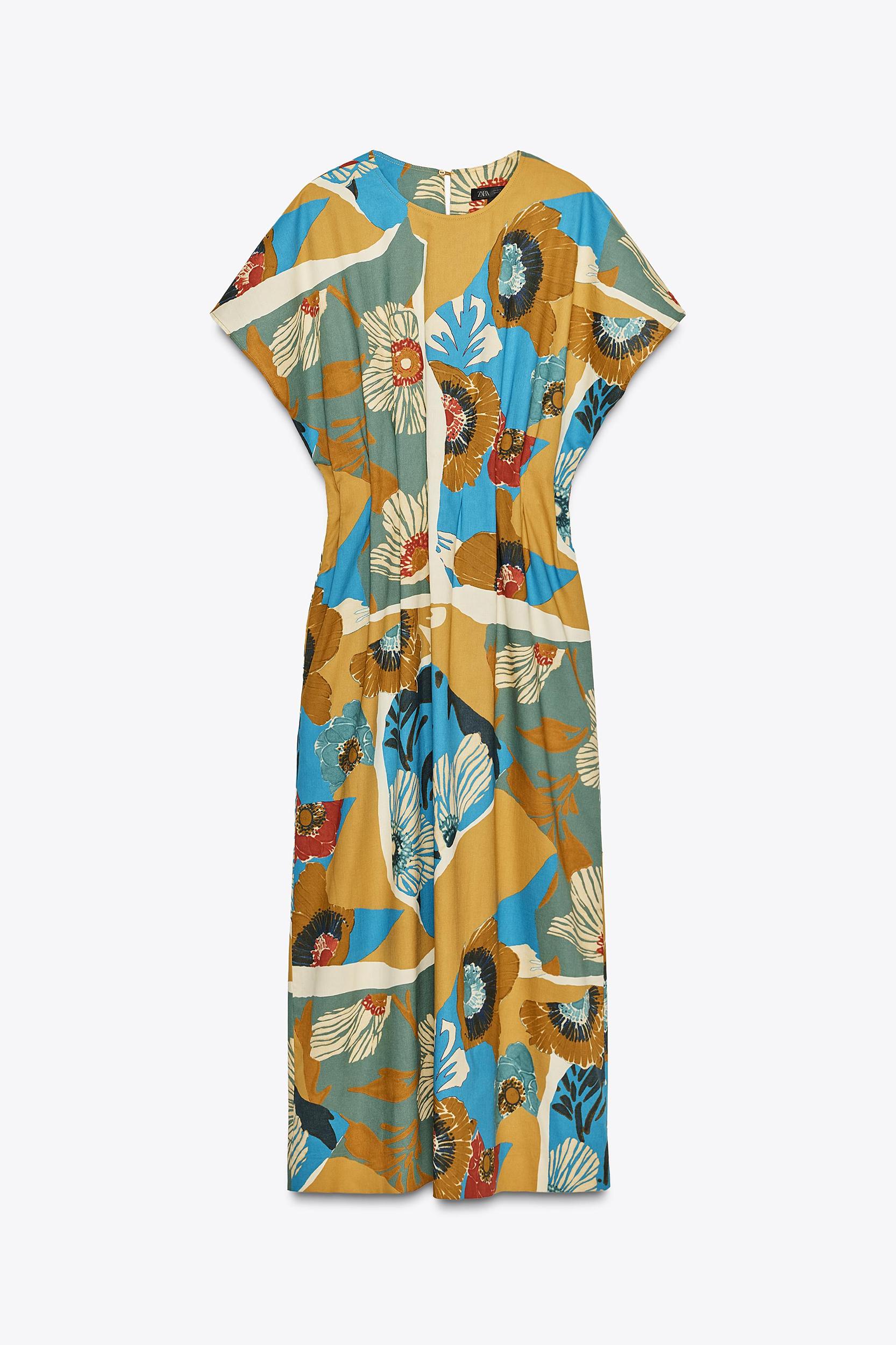 ZW COLLECTION PRINTED MIDI DRESS Product Image
