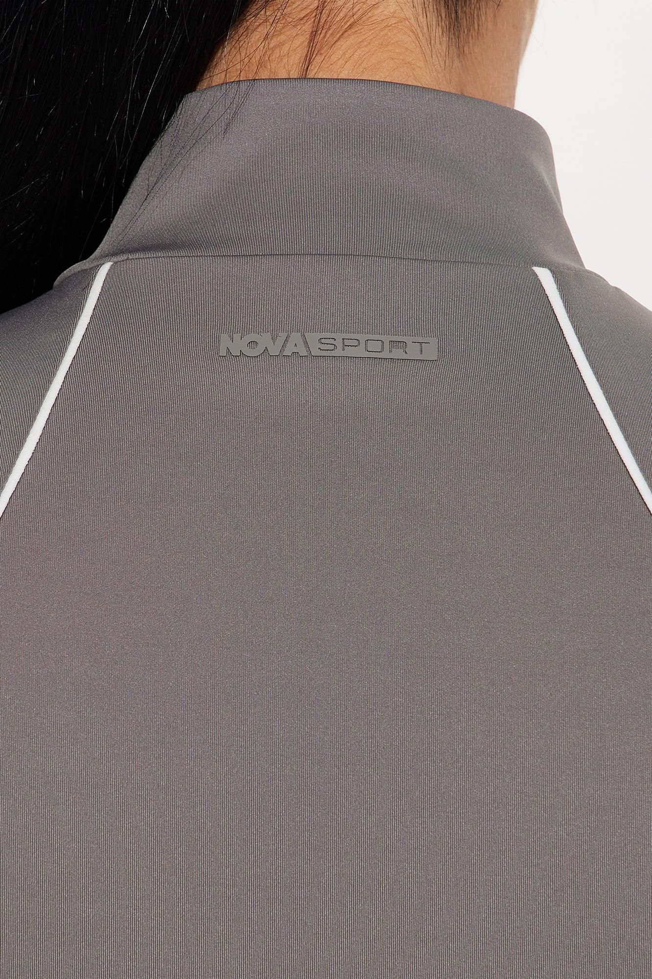 Bike Babe Elevate Active Top - Charcoal Product Image