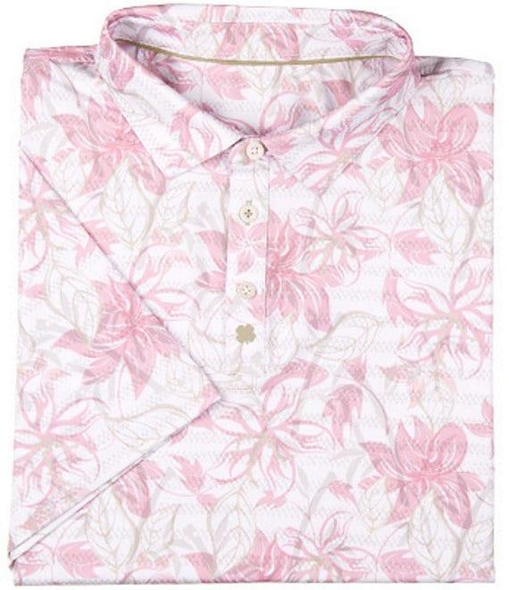 Black Clover Calypso Short Sleeve Polo Shirt Product Image