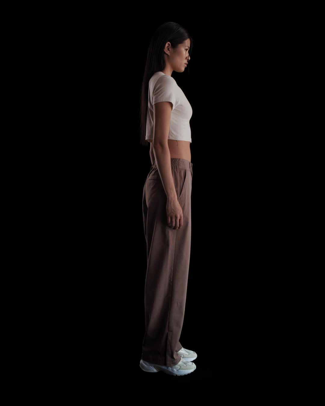 Nike Sportswear Collection Women's Mid-Rise Twill Trousers Product Image