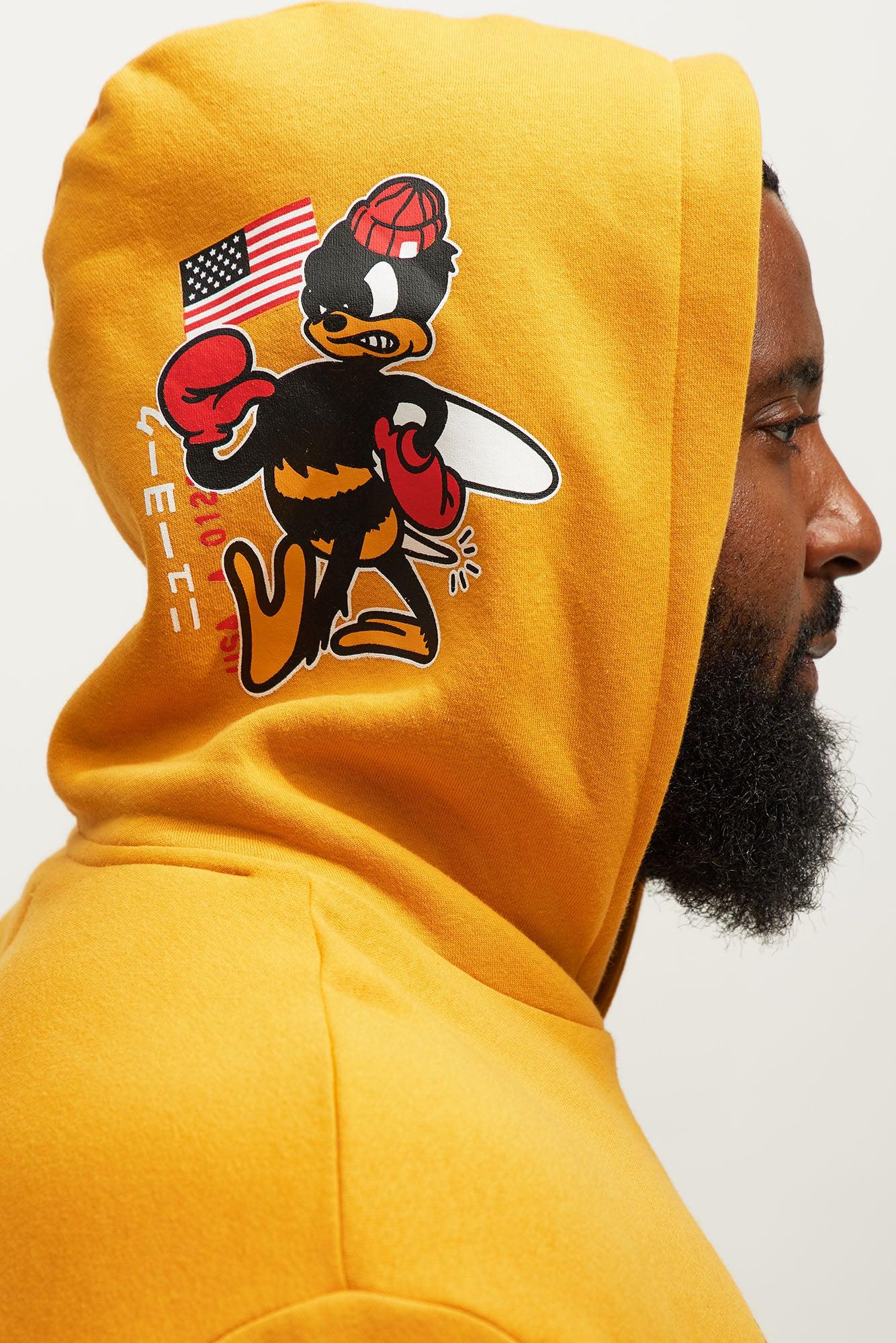 Bully University Hoodie - Yellow Product Image