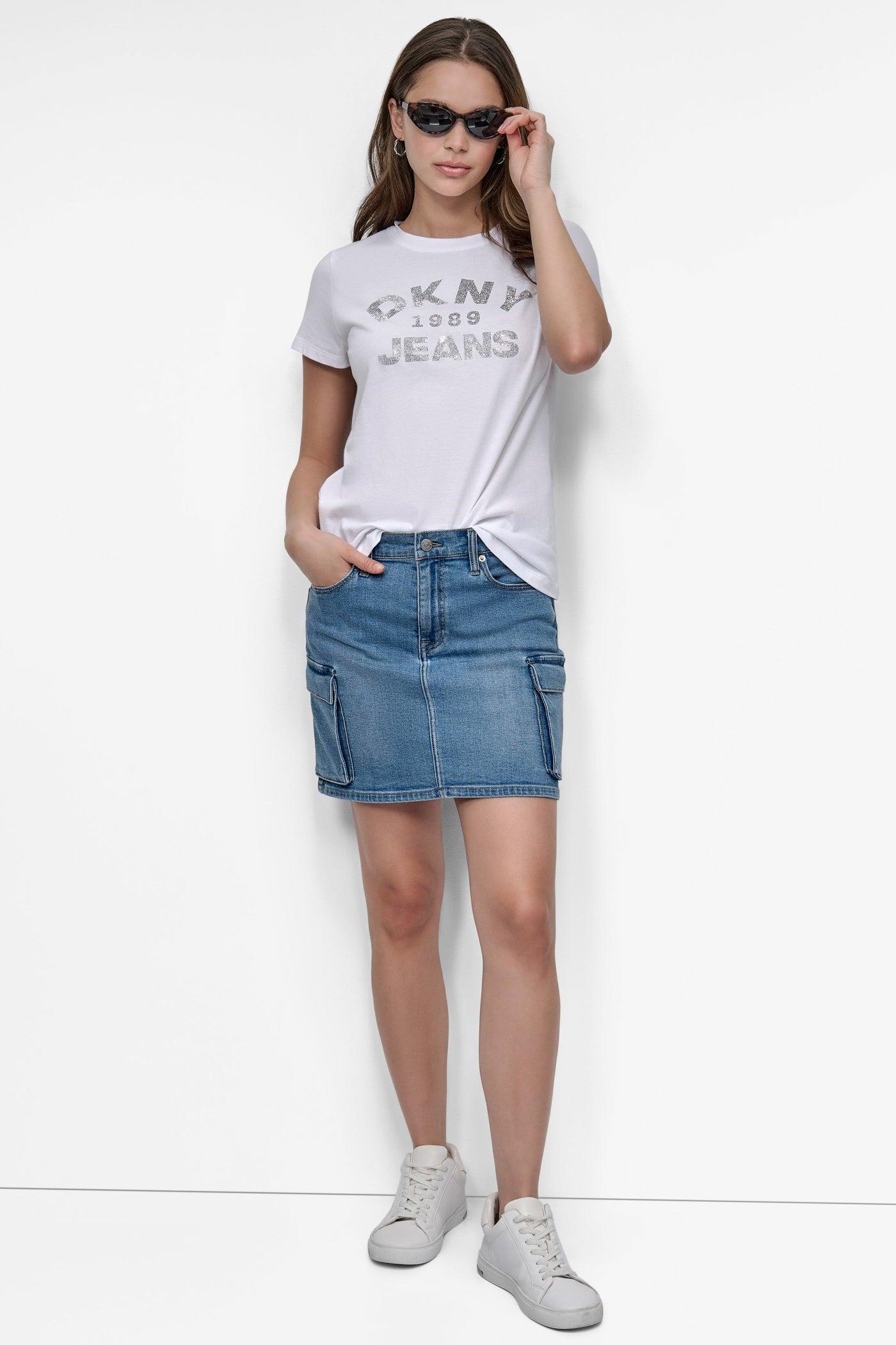 RHINESTONE LOGO TEE Product Image