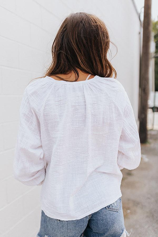 Chic Efforts Shift Top In White Product Image