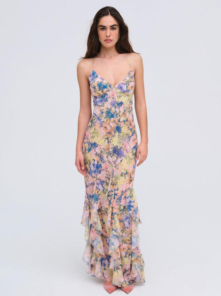 Elea Maxi Dress — Pink Product Image