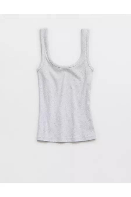 Aerie Double Scoop Neck Tank Top Women's Product Image