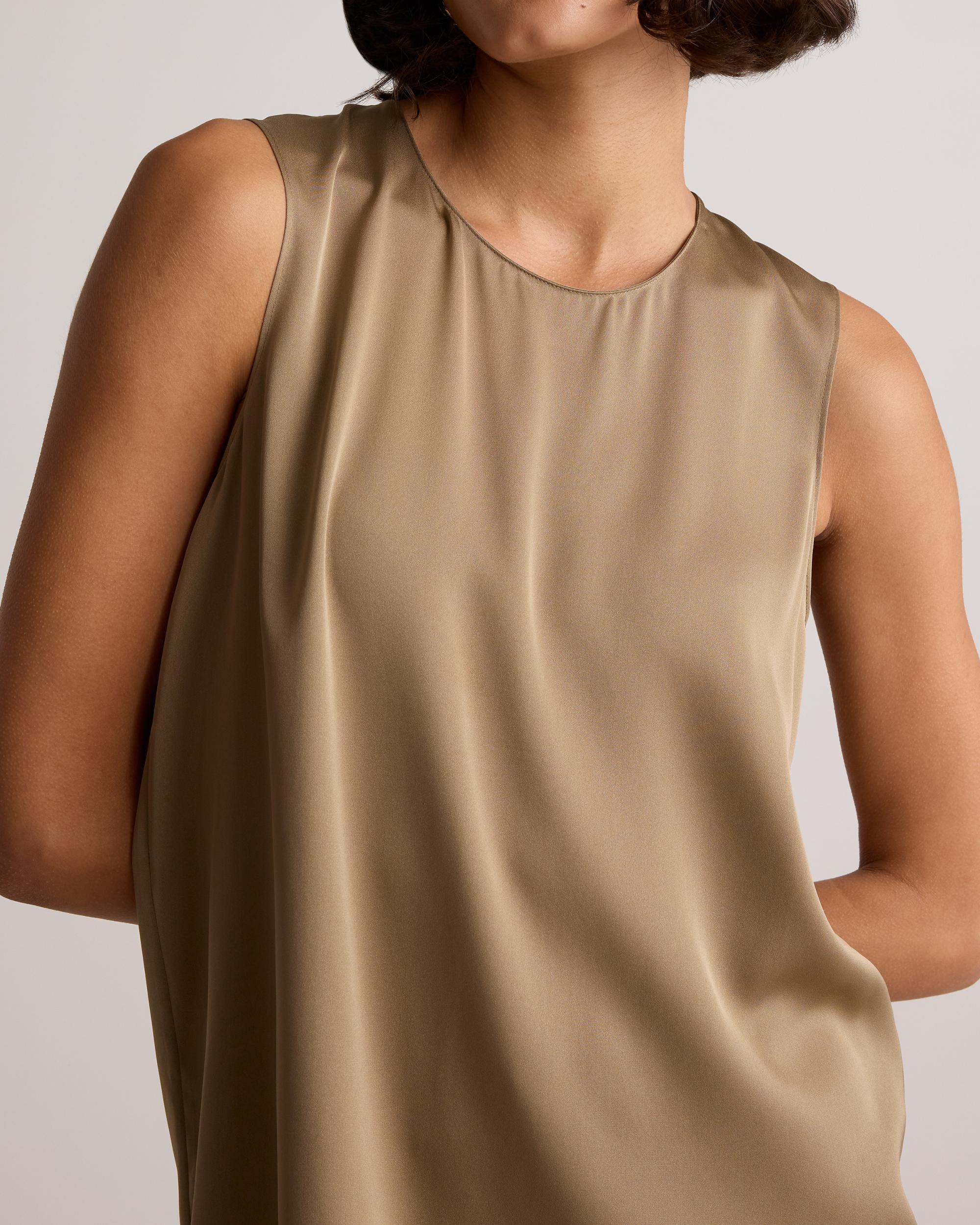 Quince | Women's Washable Stretch Silk Shell Tank Top Mulberry Silk Product Image