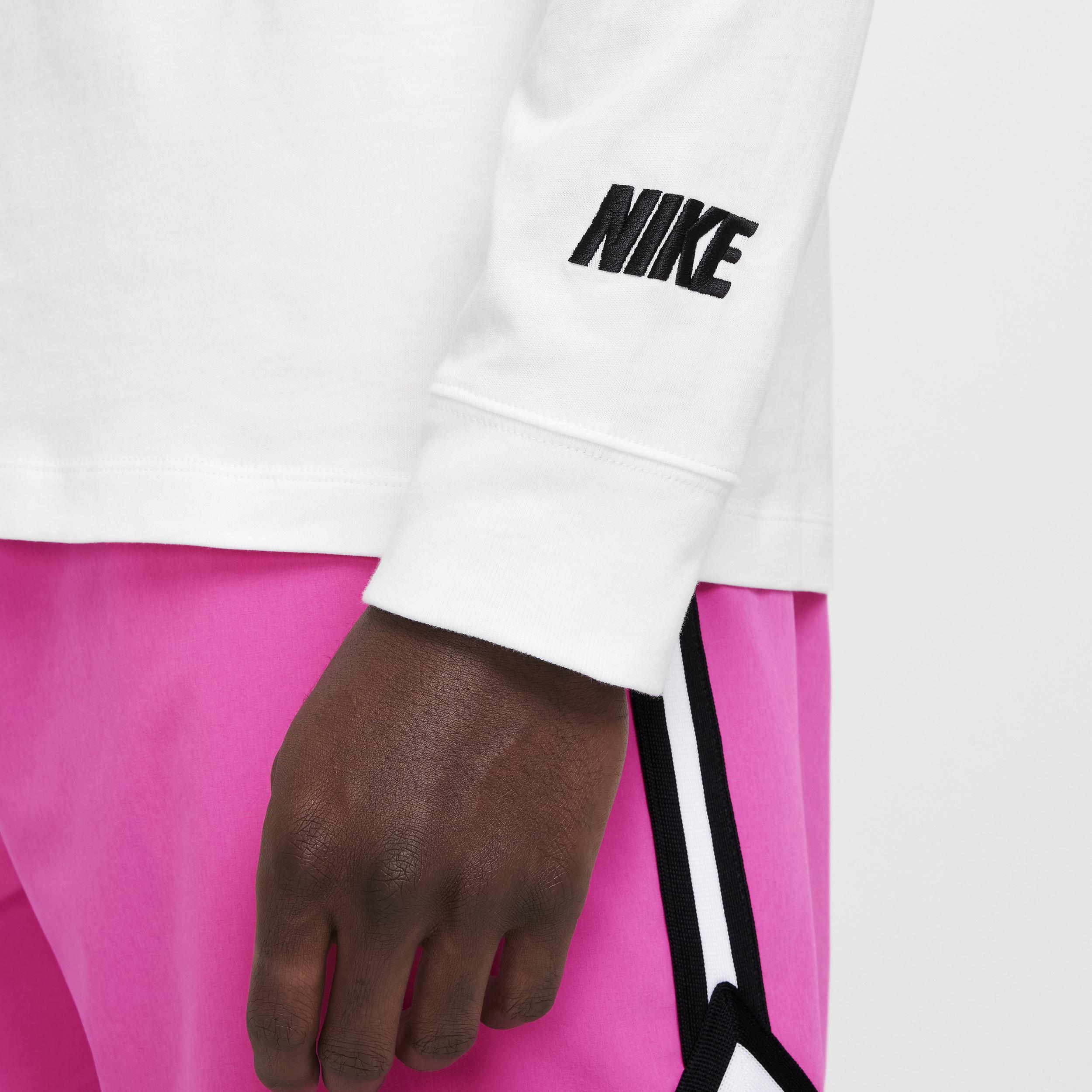 Nike Mens Long-Sleeve Basketball T-Shirt | HF6197-100 Product Image