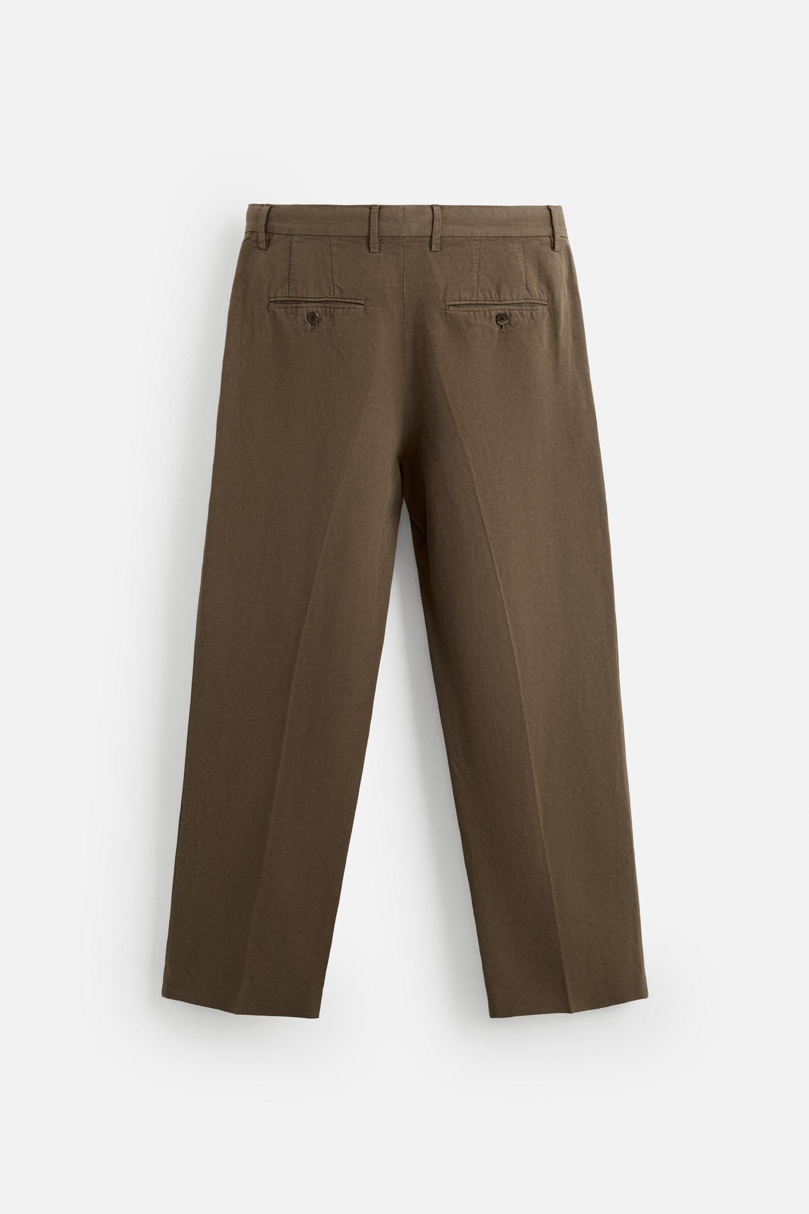 WASHED SUIT PANTS Product Image
