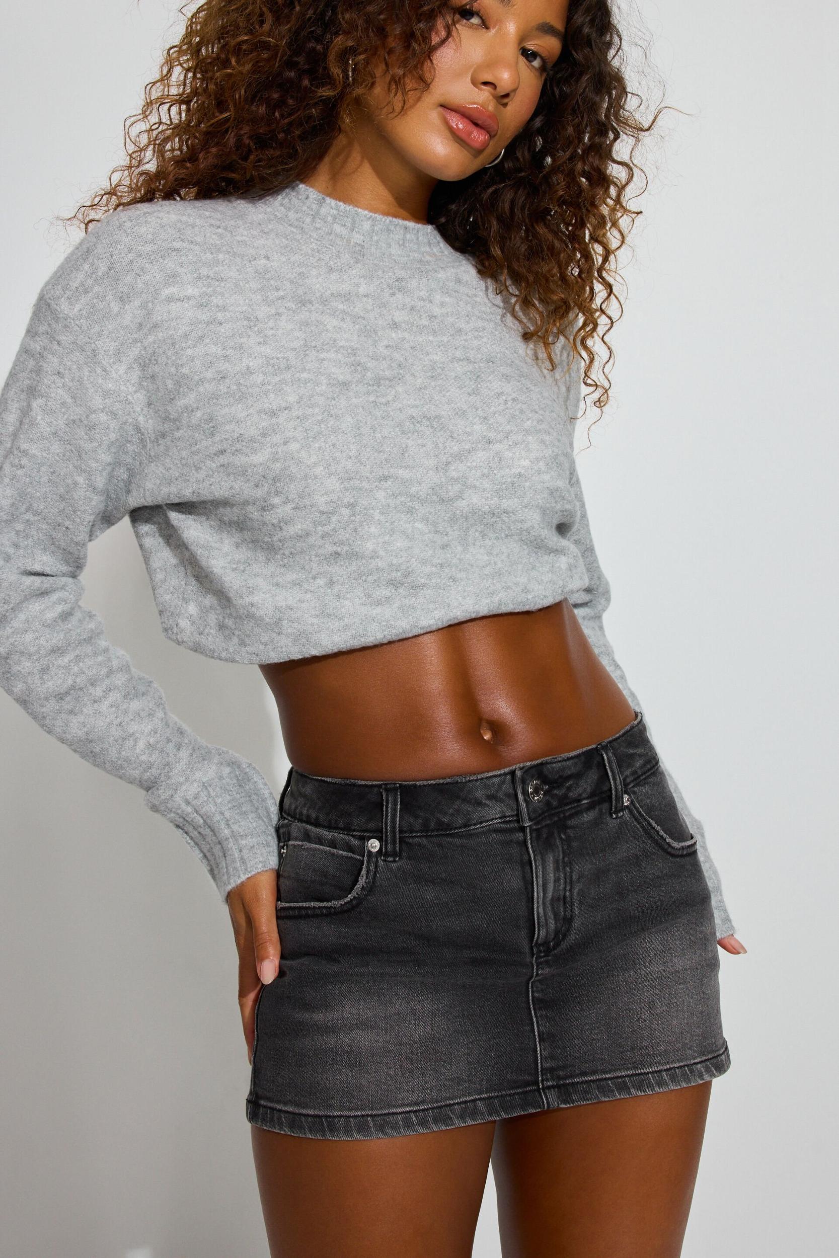 Denim Micro Skort Product Image