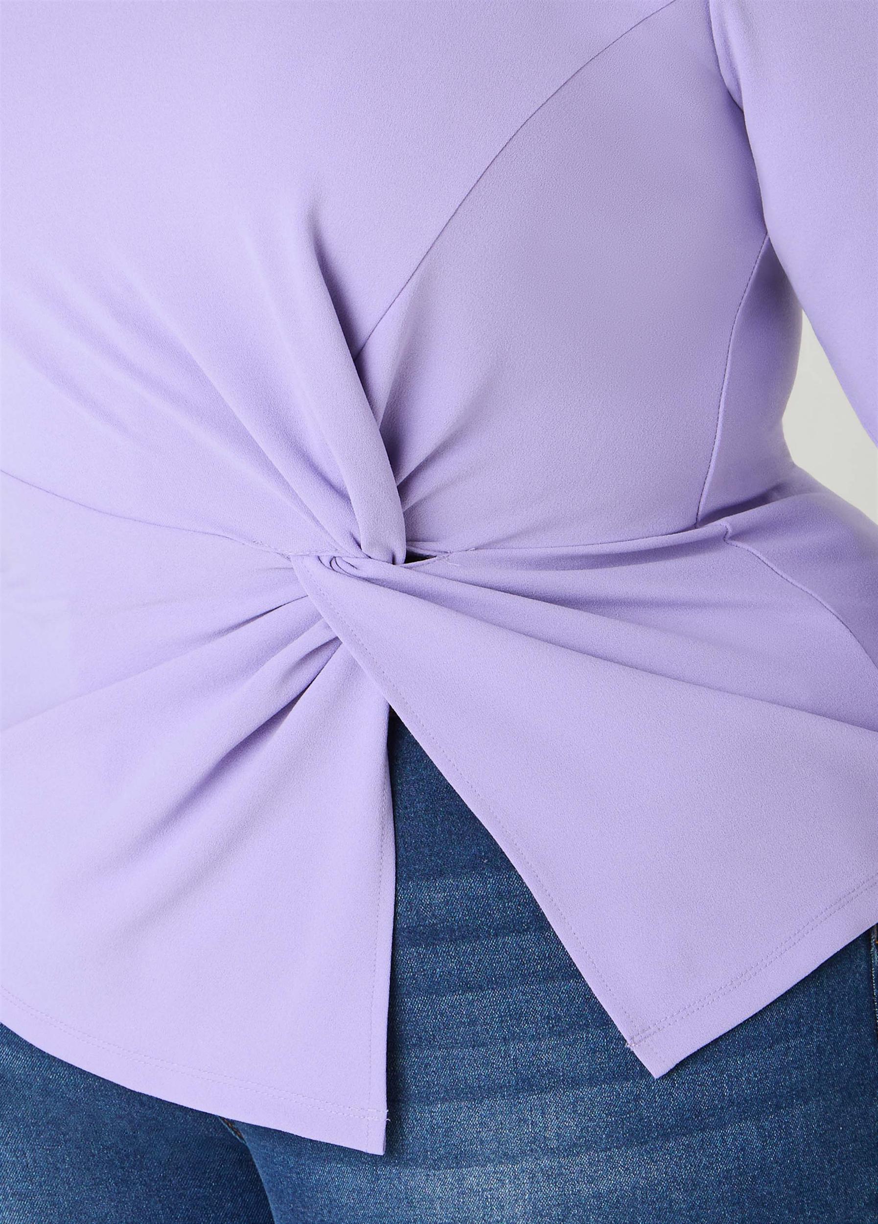 Knotted Boat Neck Top Product Image