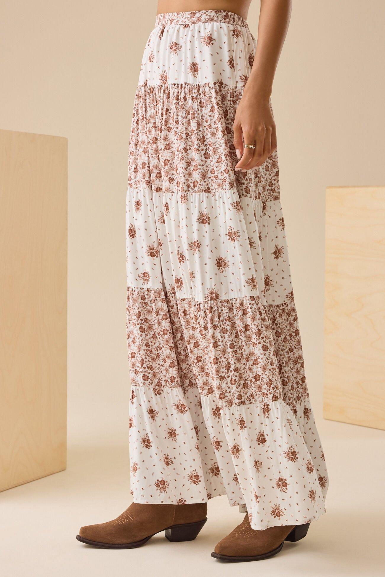 Arabella Floral Maxi Skirt Product Image
