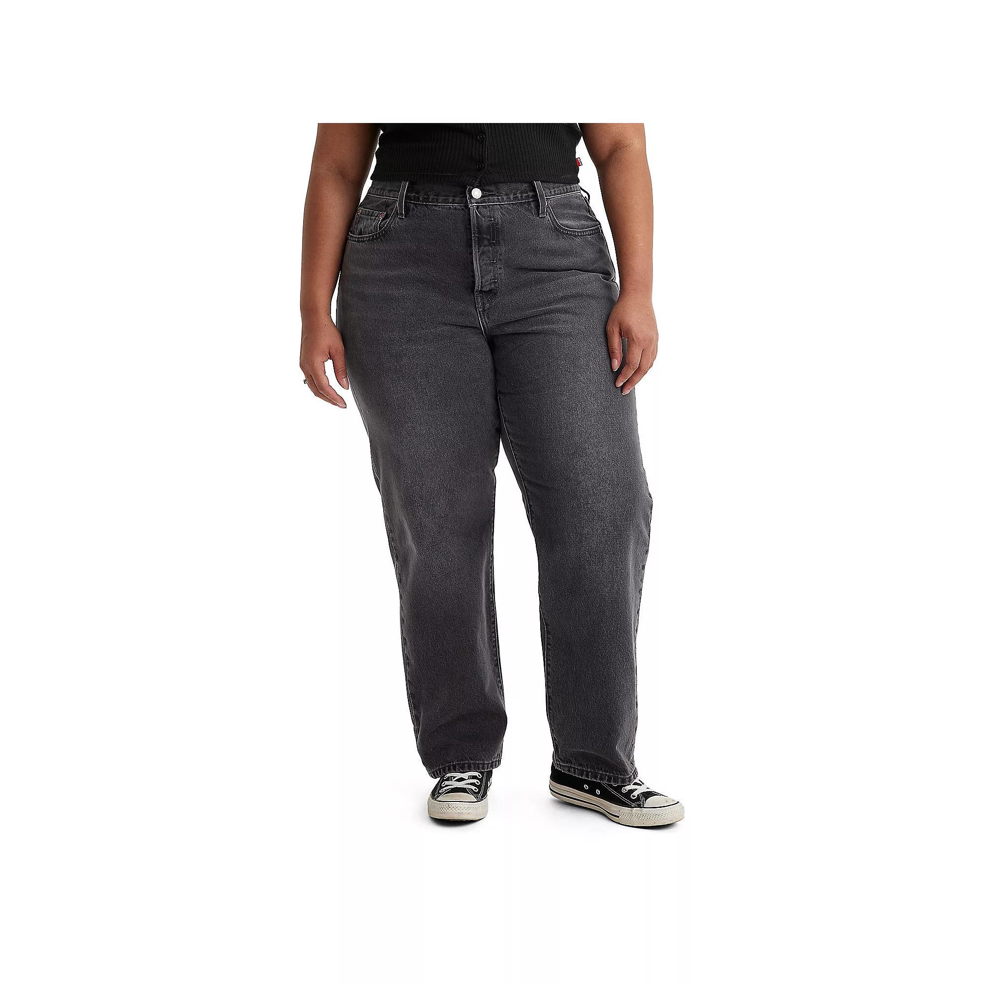 Plus Size Levi's® 501™ High-Rise Straight Leg Jeans, Women's, Size: 16 - Regular, Off Topic Product Image