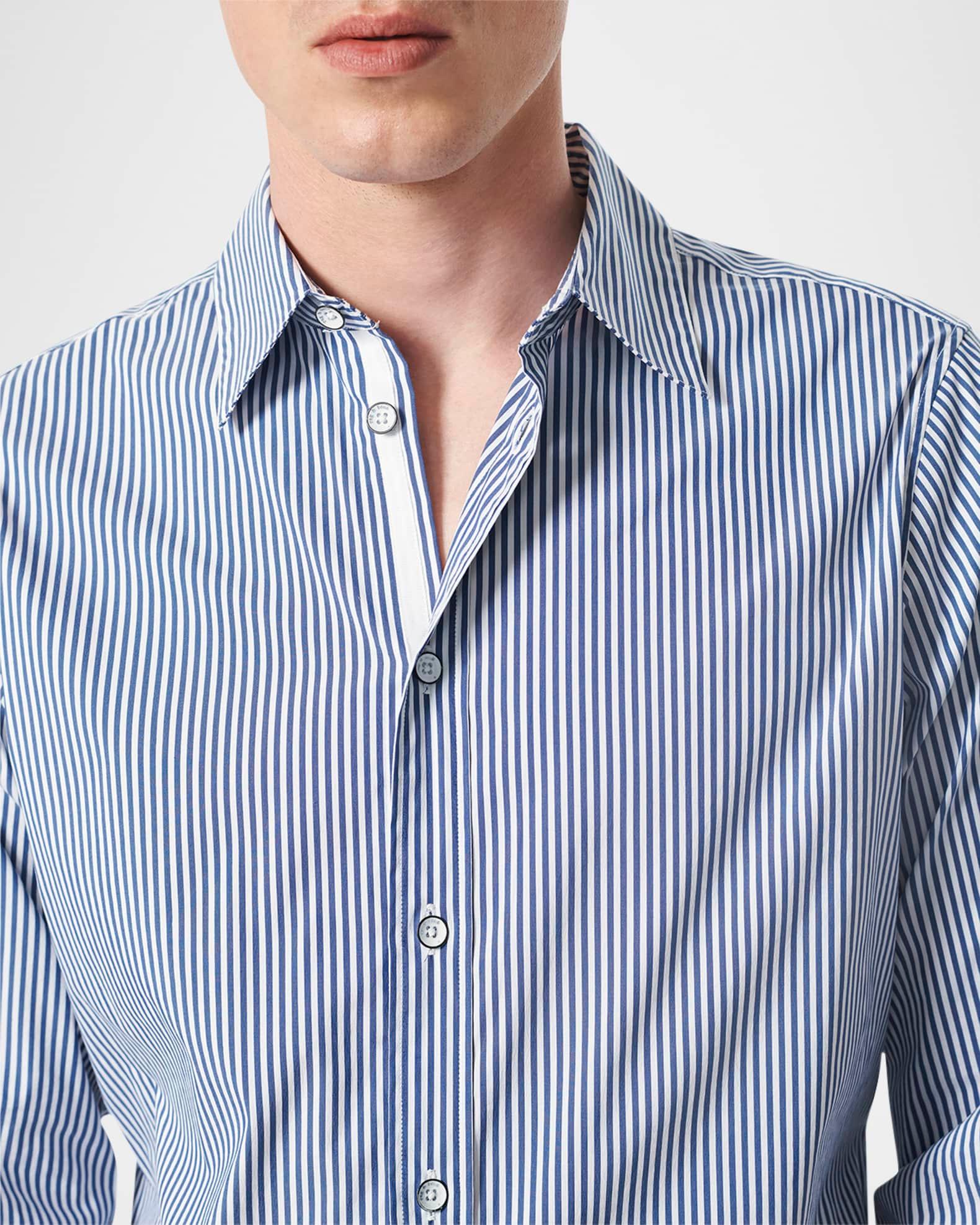 Men's Patrick Pinstripe Poplin Sport Shirt Product Image