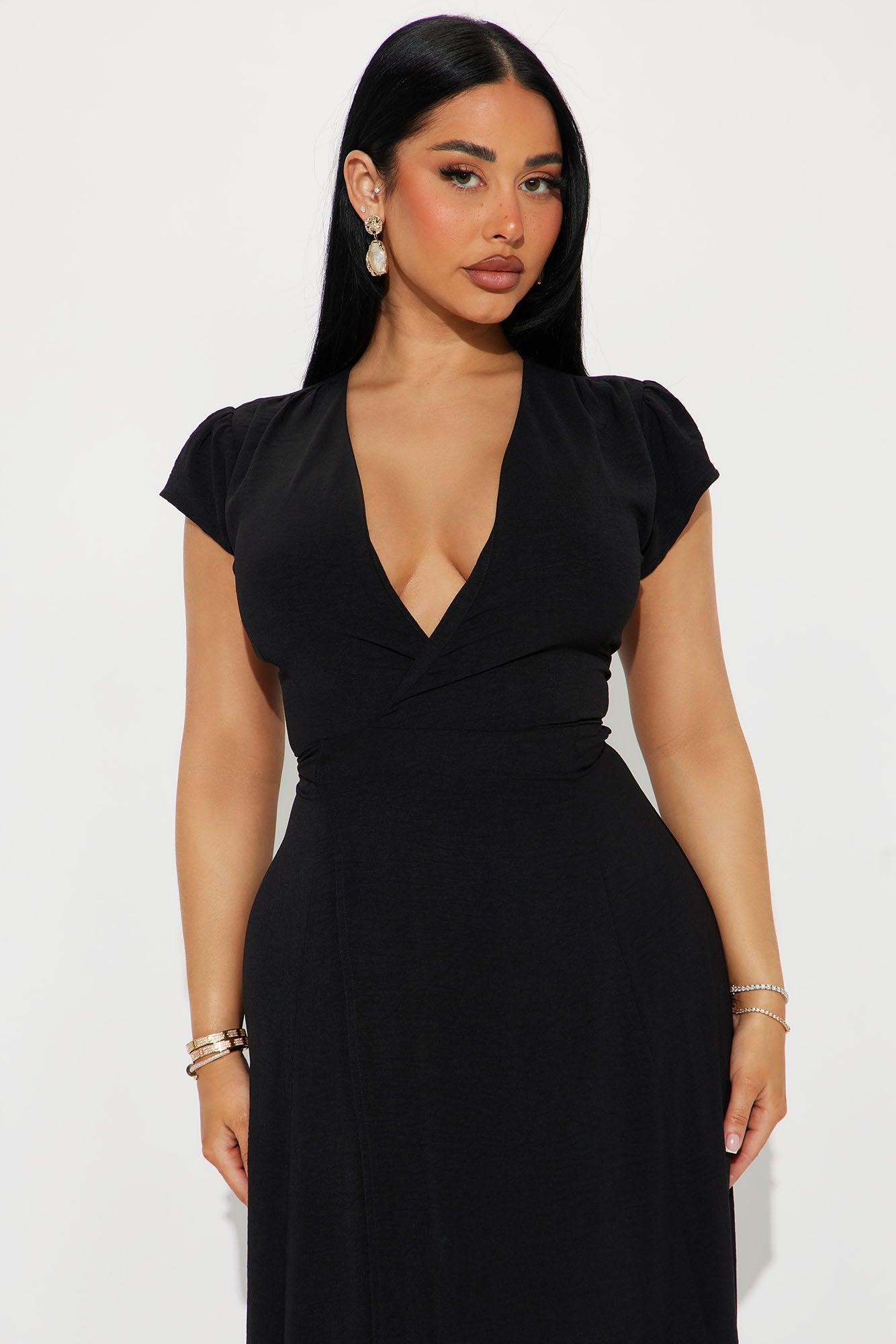 Annita Airflow Maxi Dress - Black Product Image