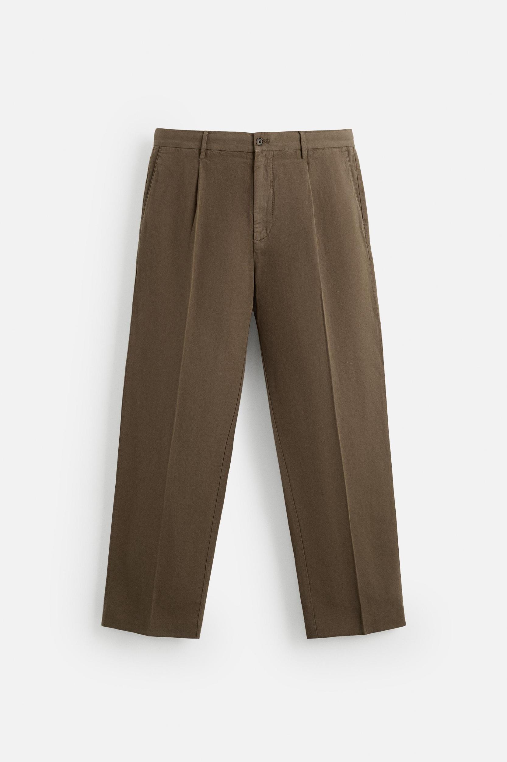 WASHED SUIT PANTS Product Image