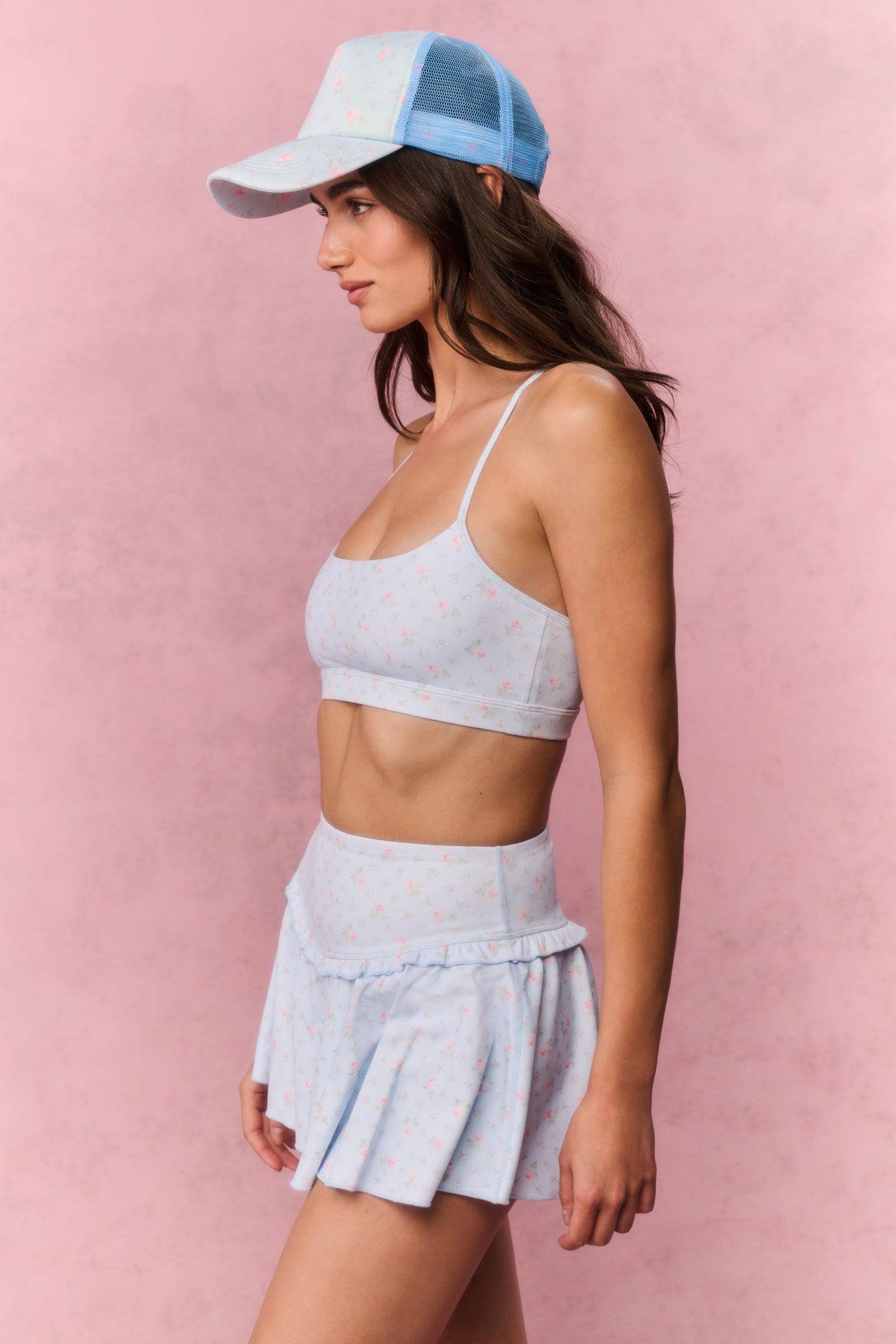 Vanina Printed Active Skort - TICKLED PINK Product Image