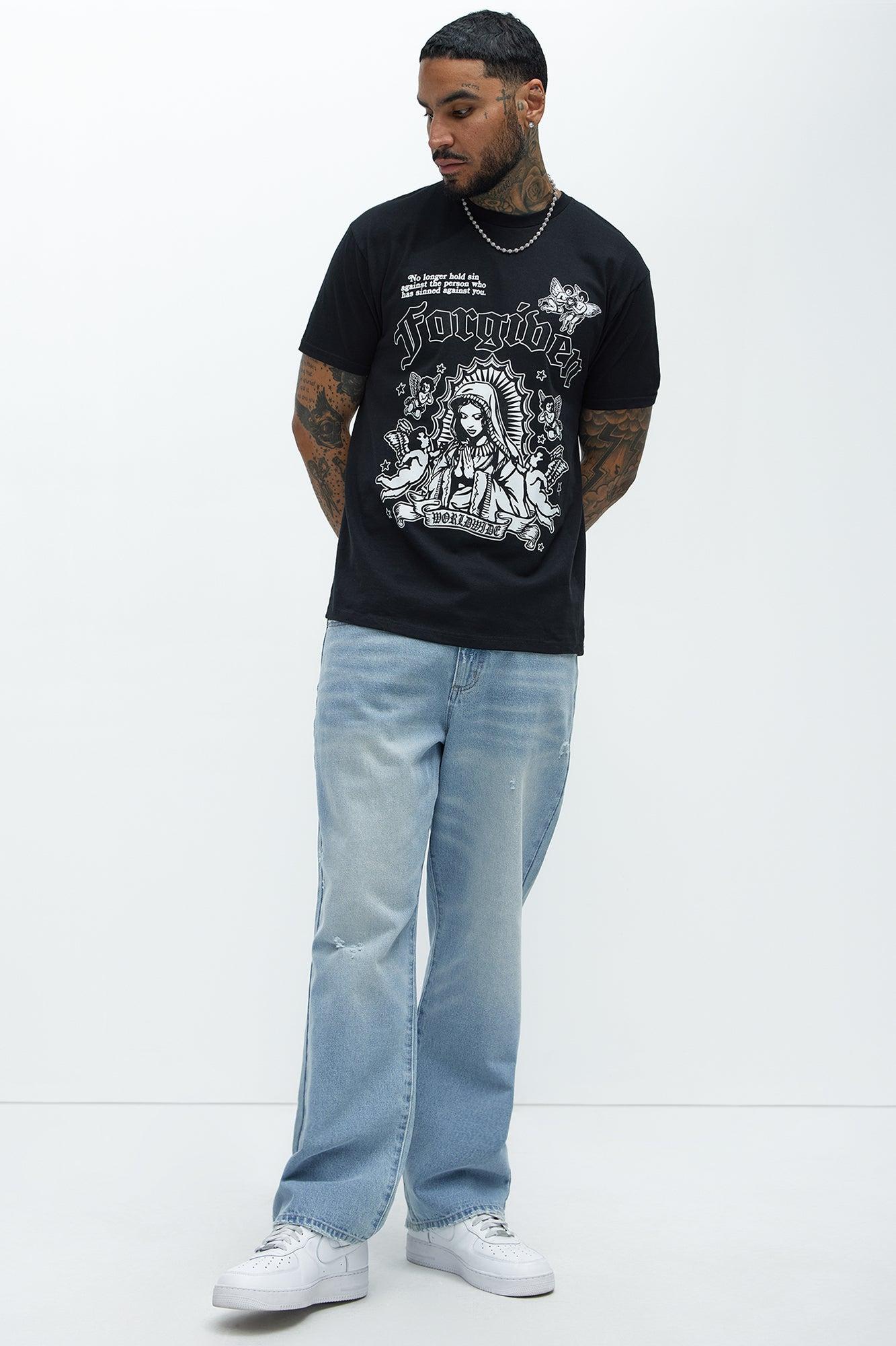 Forgiven Short Sleeve Tee - Black Product Image