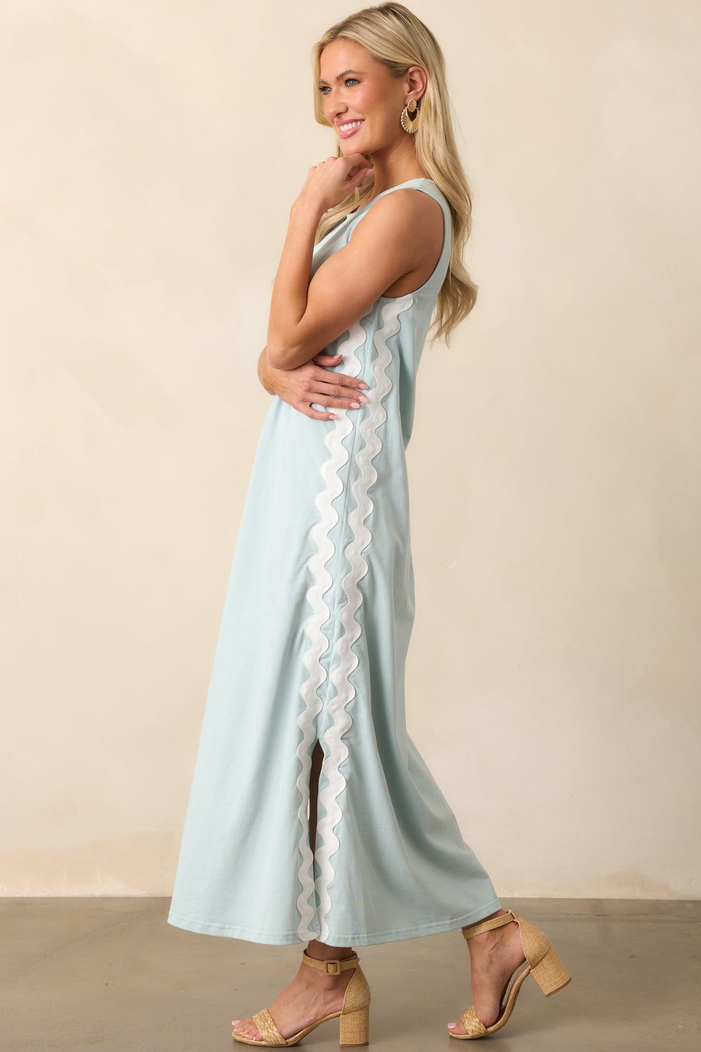 Dawn Ancient Waters Cotton Maxi Dress Product Image