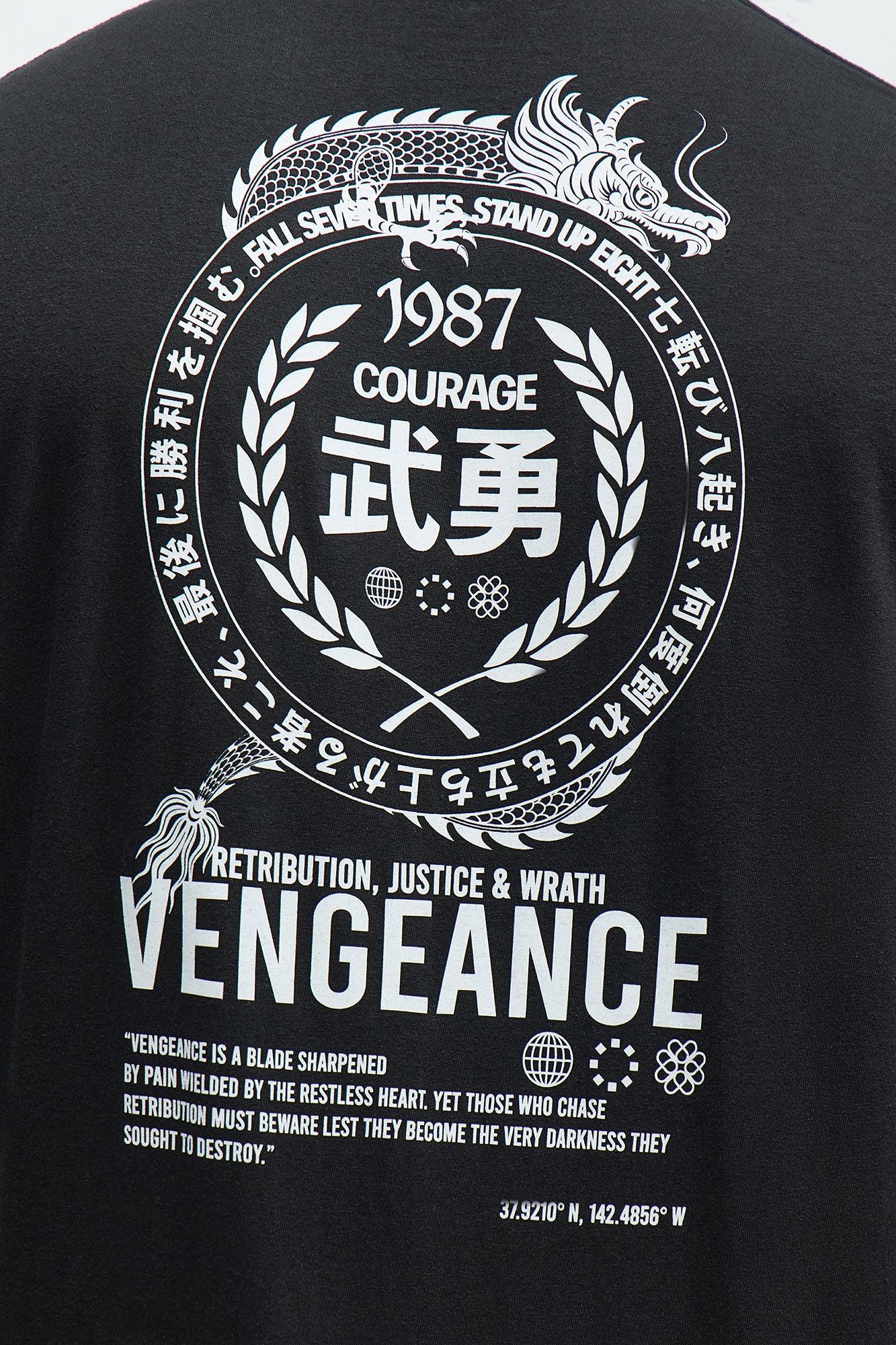 Vengeance Courage 1987 Short Sleeve Tee - Black Male Product Image