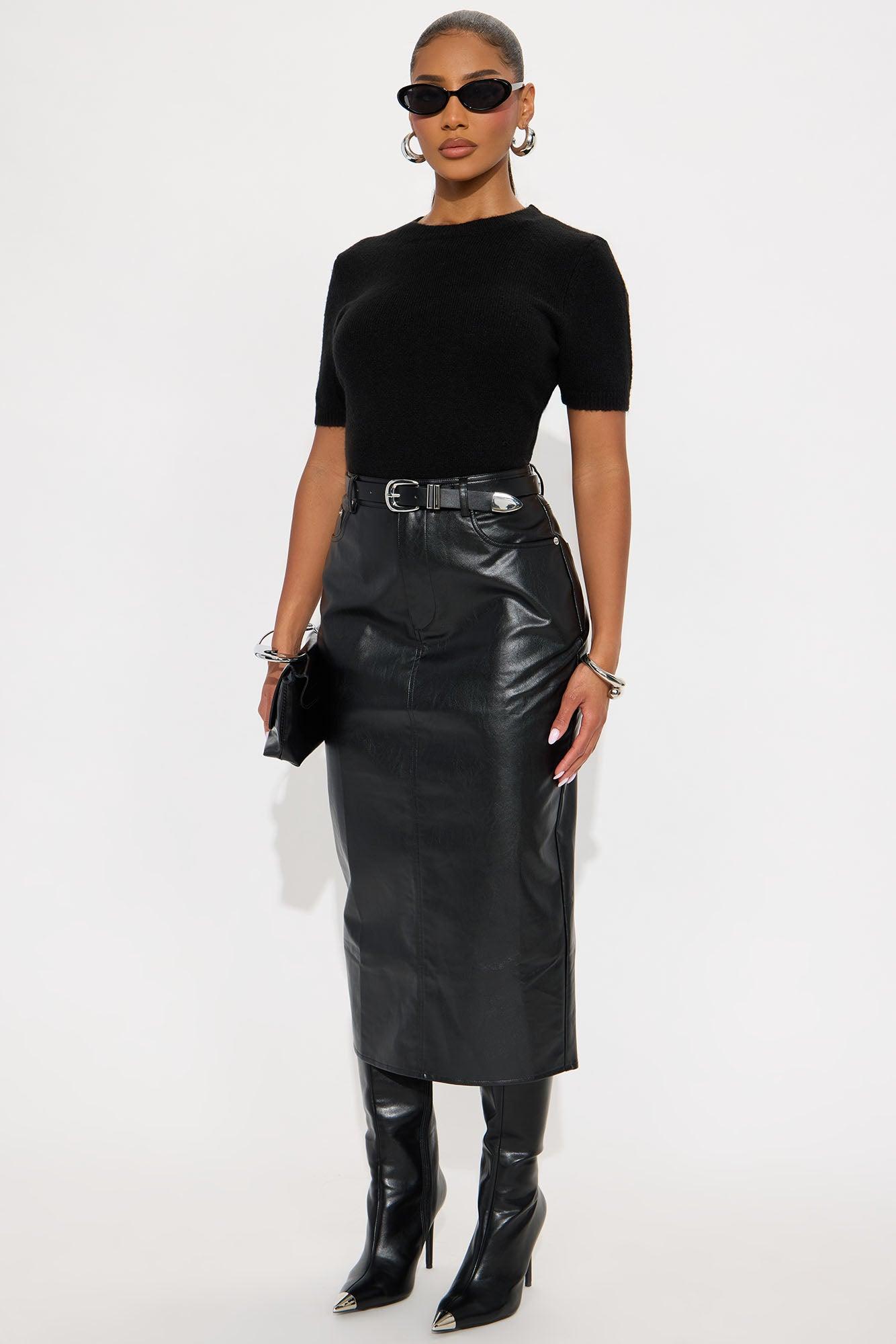 Living For The Weekend Pullover Sweater - Black Female Product Image