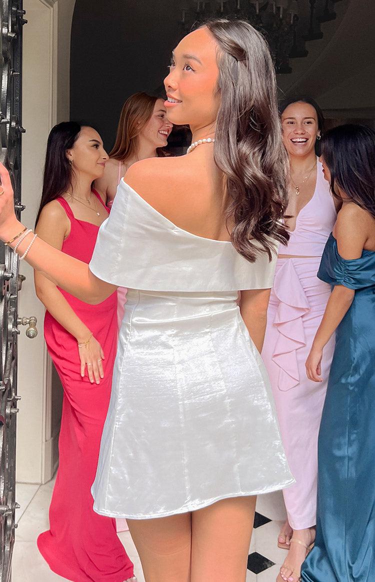 Lissy White Mini Dress Product Image