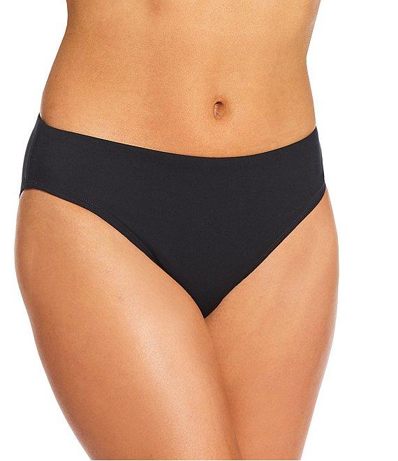 Alex Marie Signature Sculpt Solid Mid Rise Swim Bottom Product Image