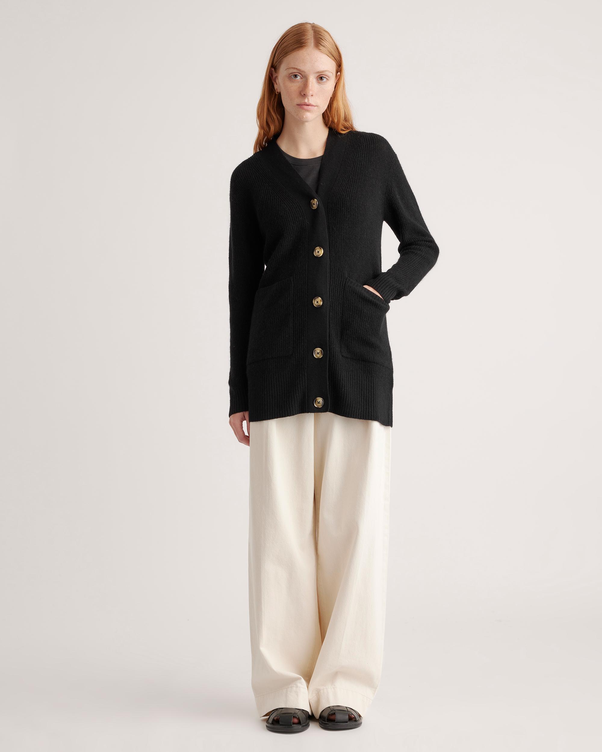 Quince | Women's Baby Alpaca-Wool OverSized Cardigan Sweater Product Image